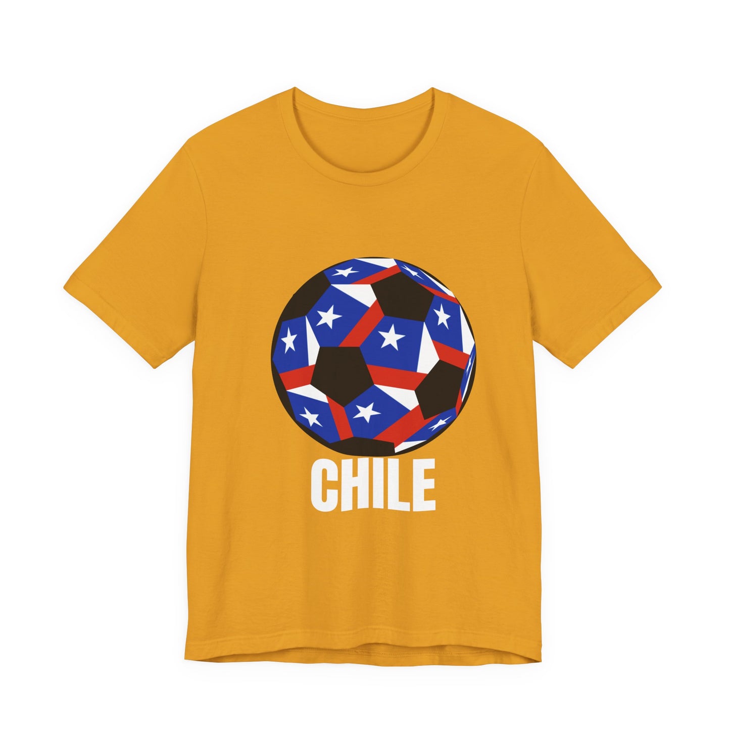 Chile Fan Specialty Soccer Ball Design T Shirt