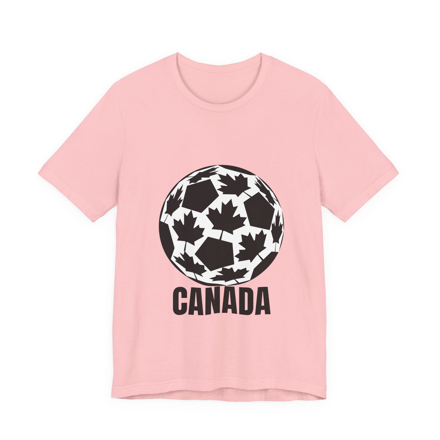 Canada Fan Specialty Soccer Ball Design T Shirt