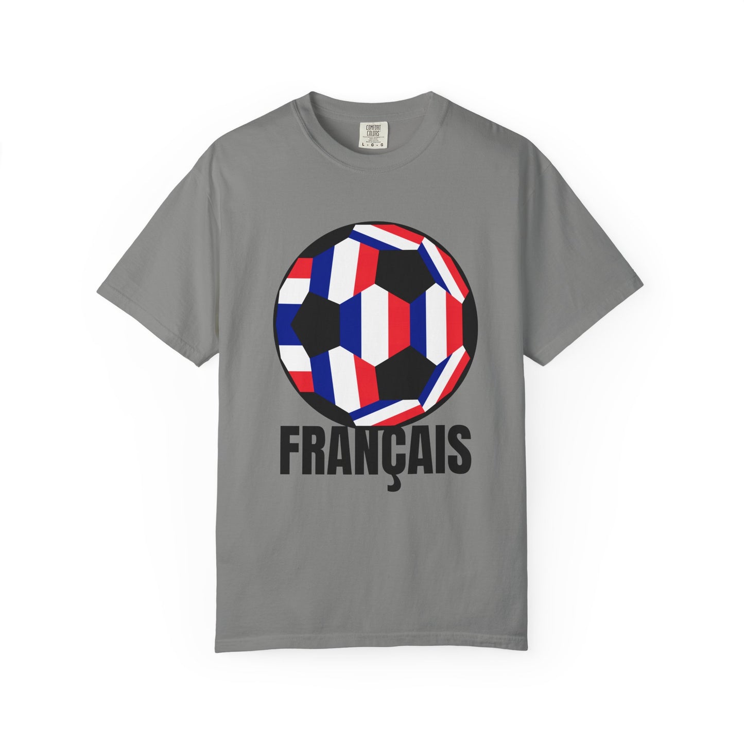 FRANÇAIS Fan Specialty Soccer Ball Design T Shirt