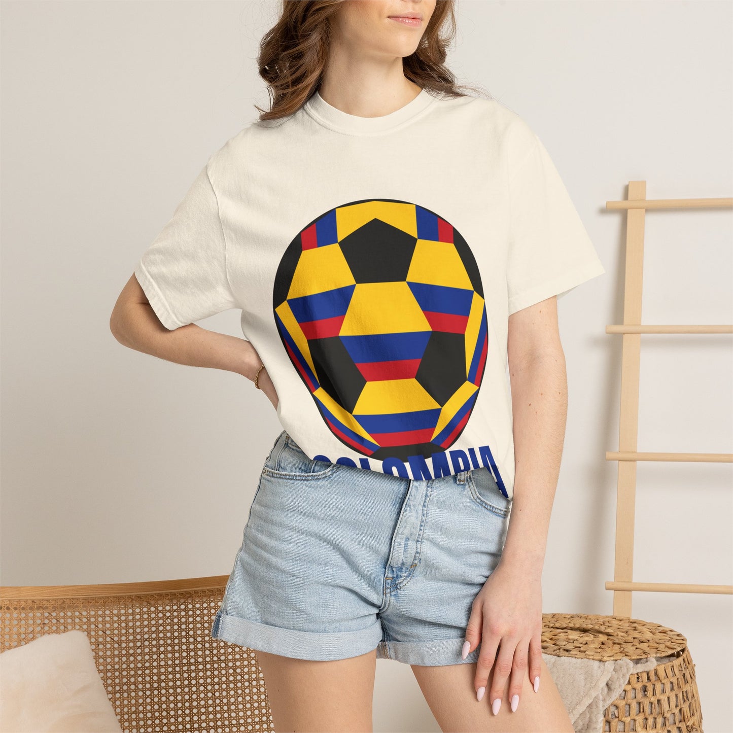 Columbia Fan Specialty Soccer Ball Design T Shirt