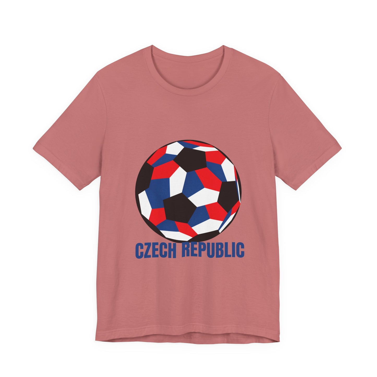 Czech Republic Fan Specialty Soccer Ball Design T Shirt