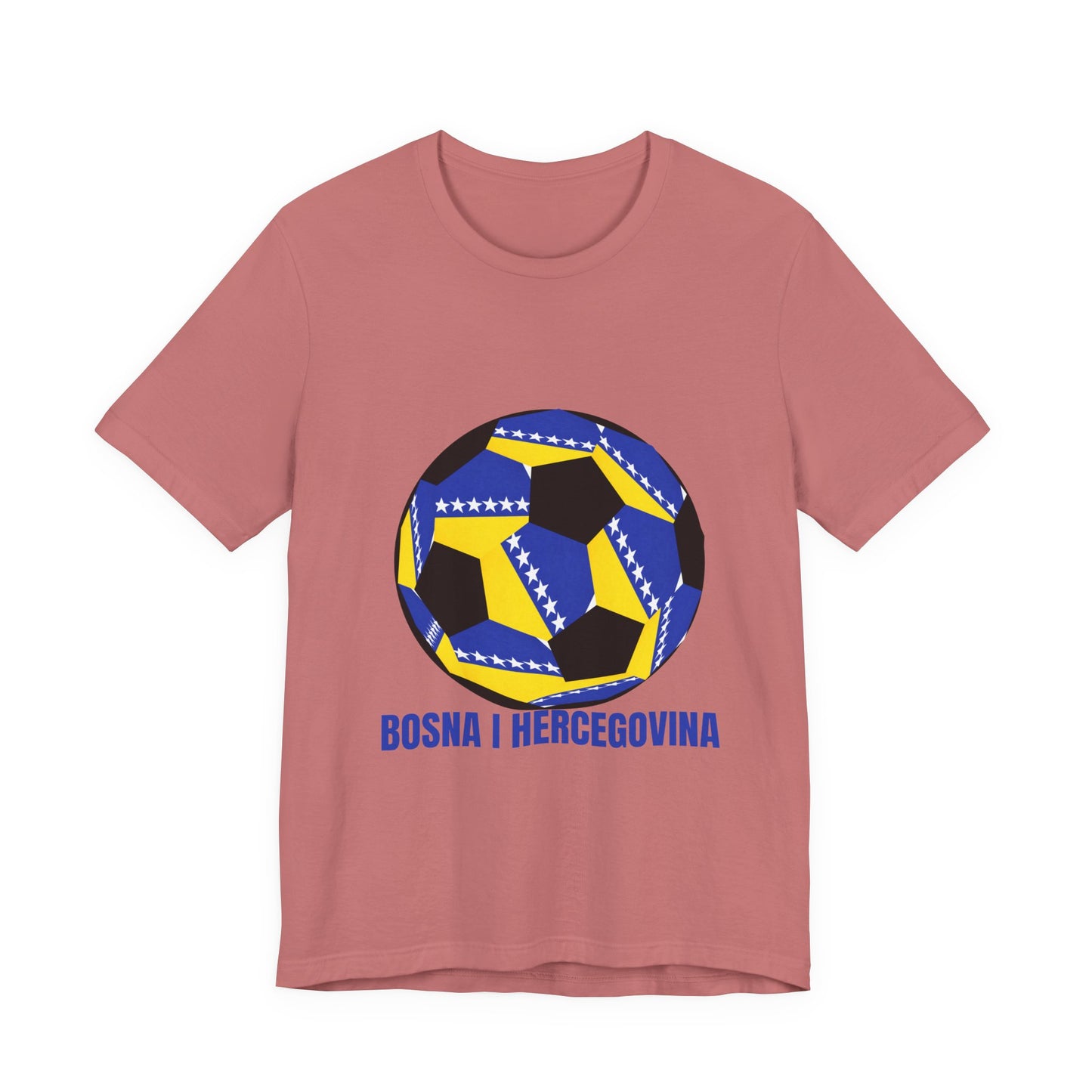Bosnia Herzegovina Fan Specialty Soccer Ball Design T Shirt