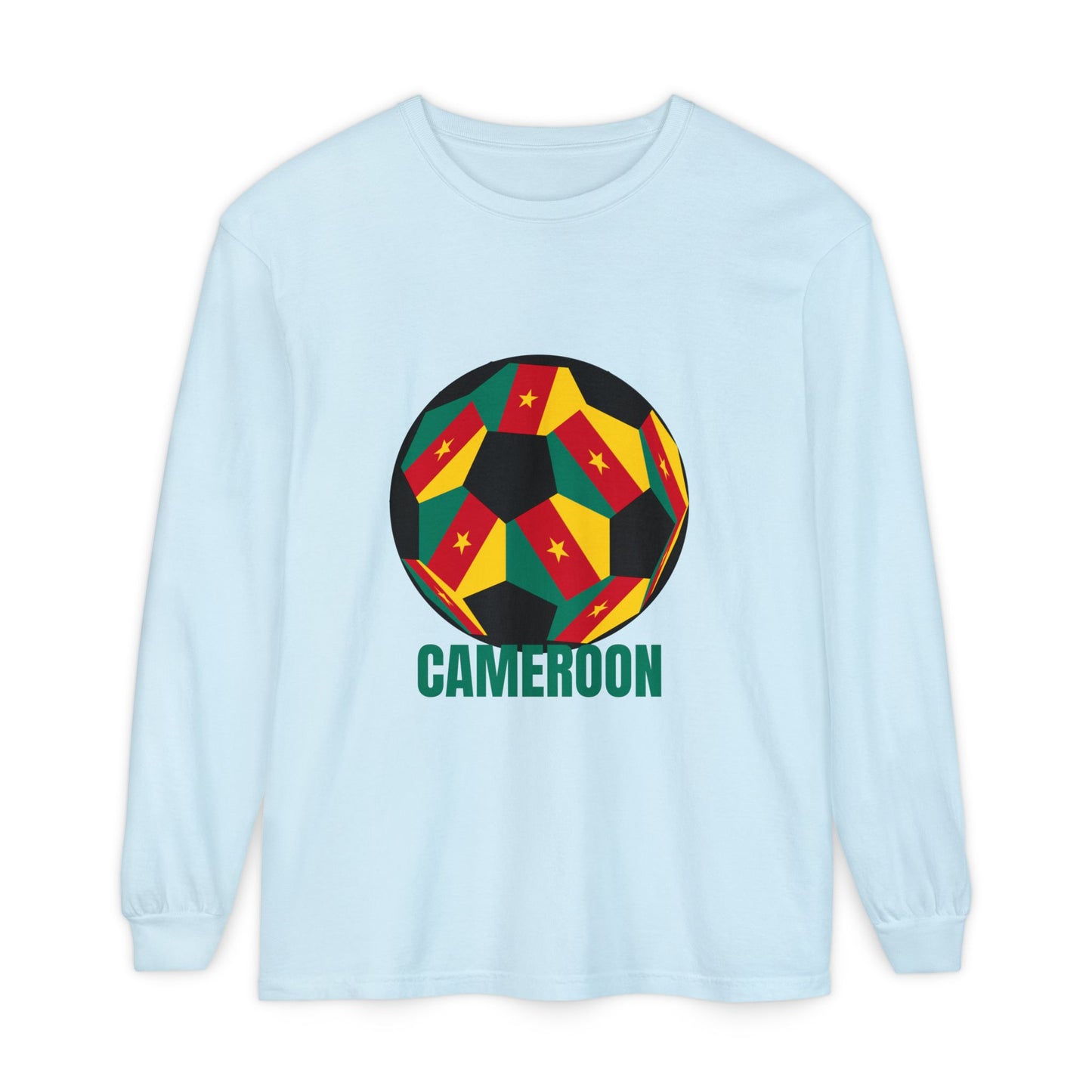 Cameroon Fan Specialty Soccer Ball Design Long Sleeve