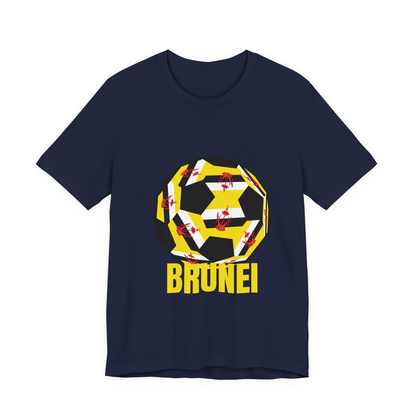 Brunei Fan Specialty Soccer Ball Design T Shirt