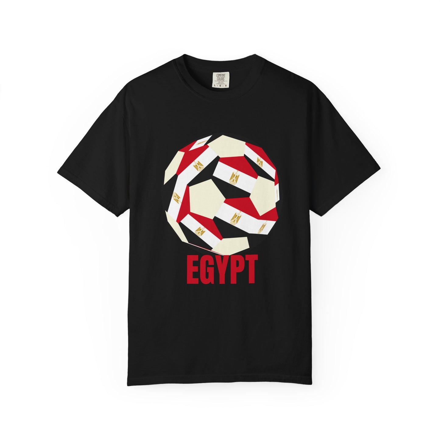Egypt Fan Specialty Soccer Ball Design T Shirt