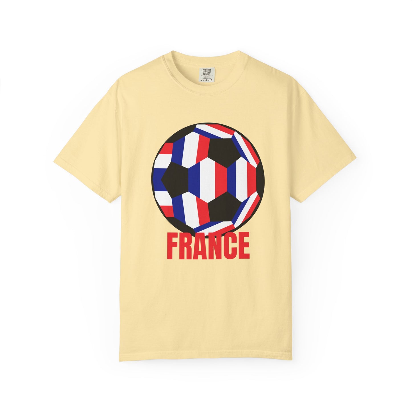France Fan Specialty Soccer Ball Design T Shirt