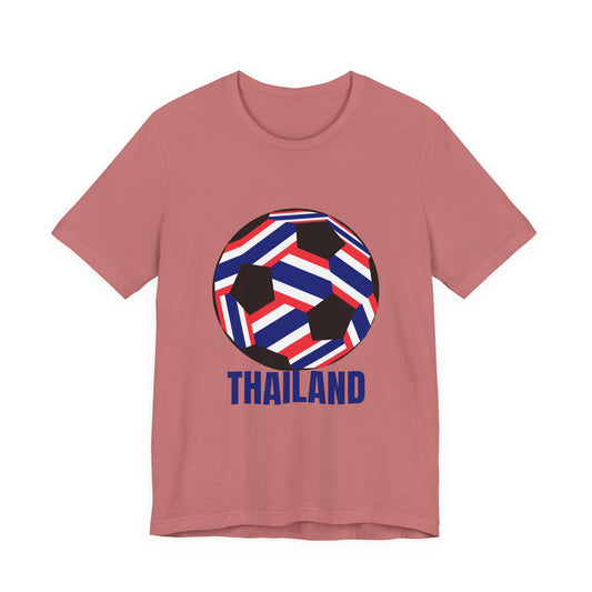 Thailand Fan Specialty Soccer Ball Design T Shirt