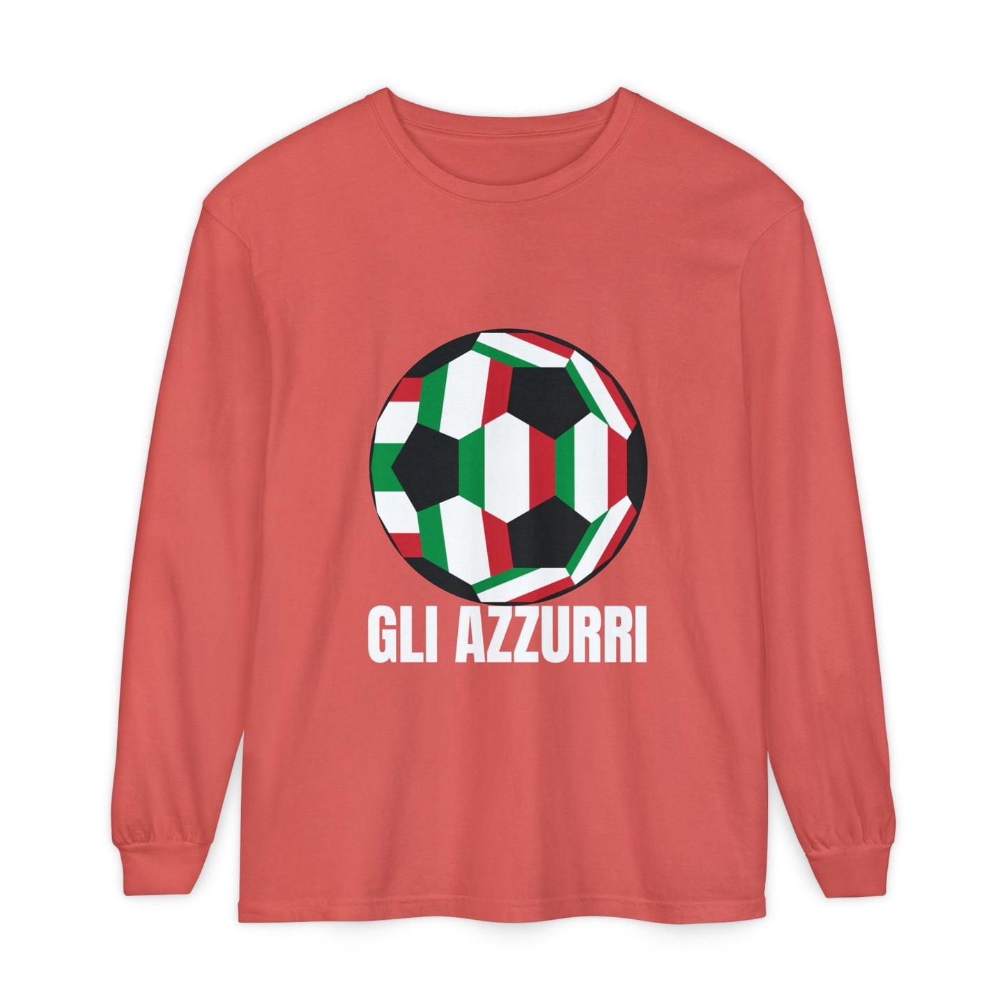 Gli Azzurri Fan Specialty Soccer Long Sleeve T-Shirt