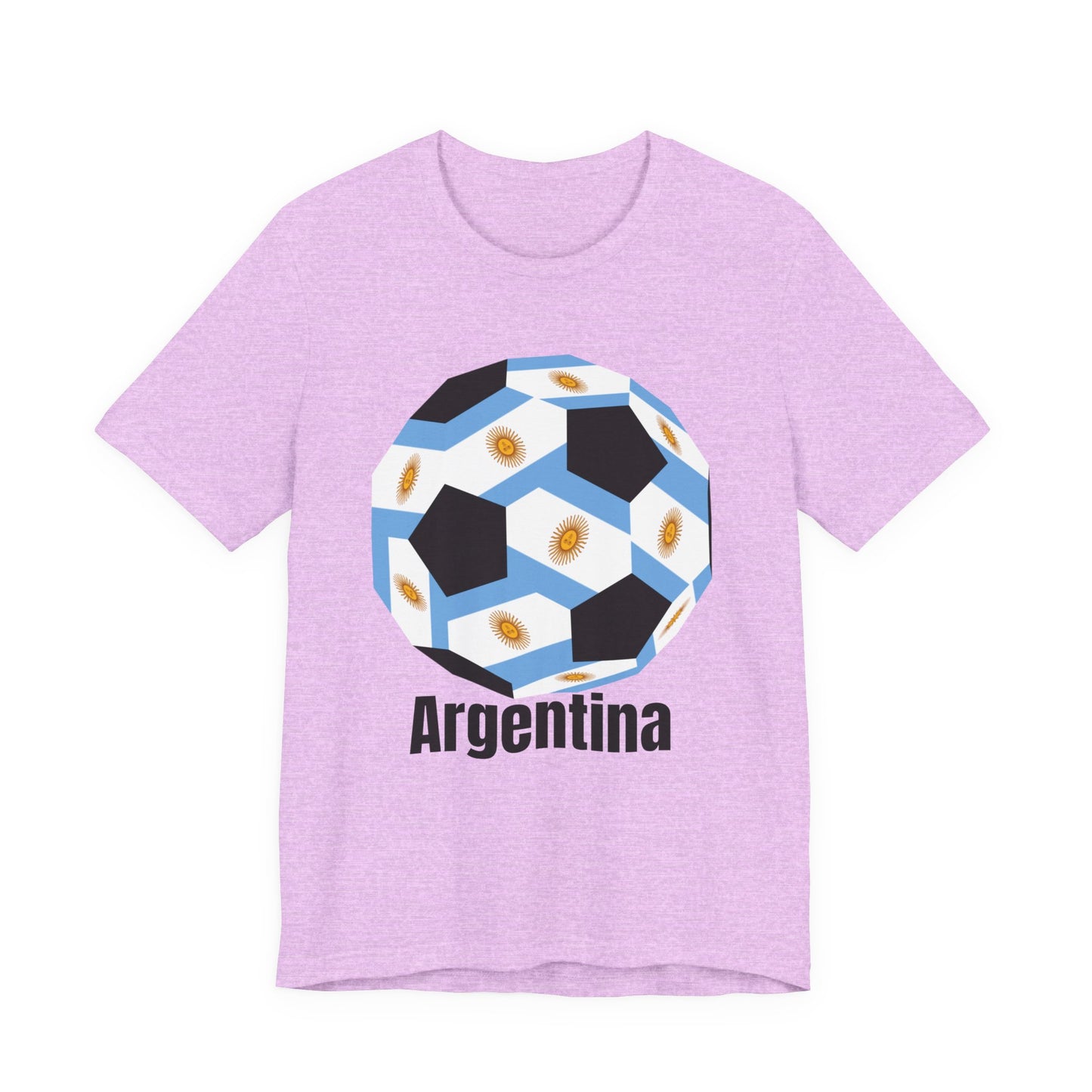 Argentina Fan Specialty Soccer Ball Design T Shirt