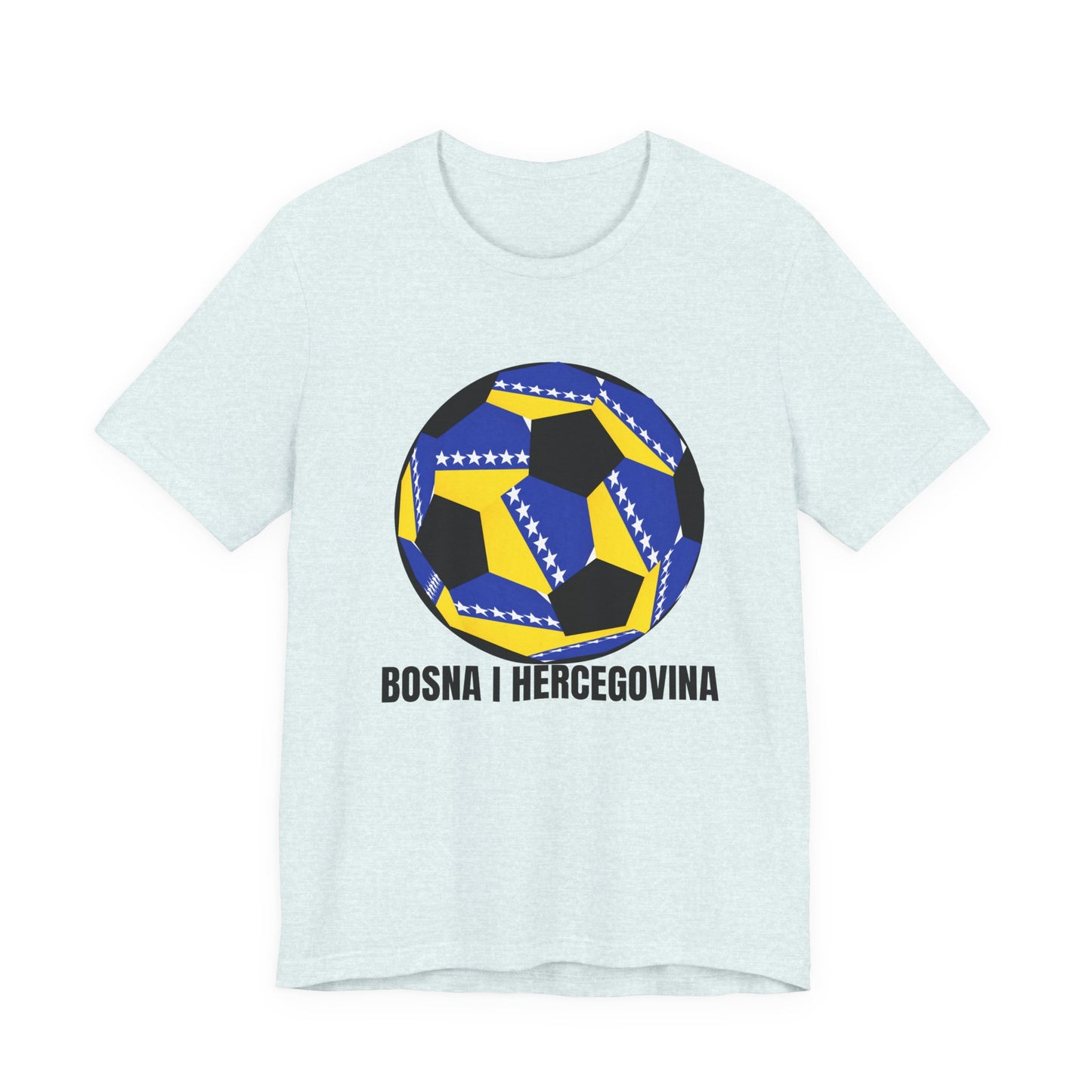 Bosnia Herzegovina Fan Specialty Soccer Ball Design T Shirt