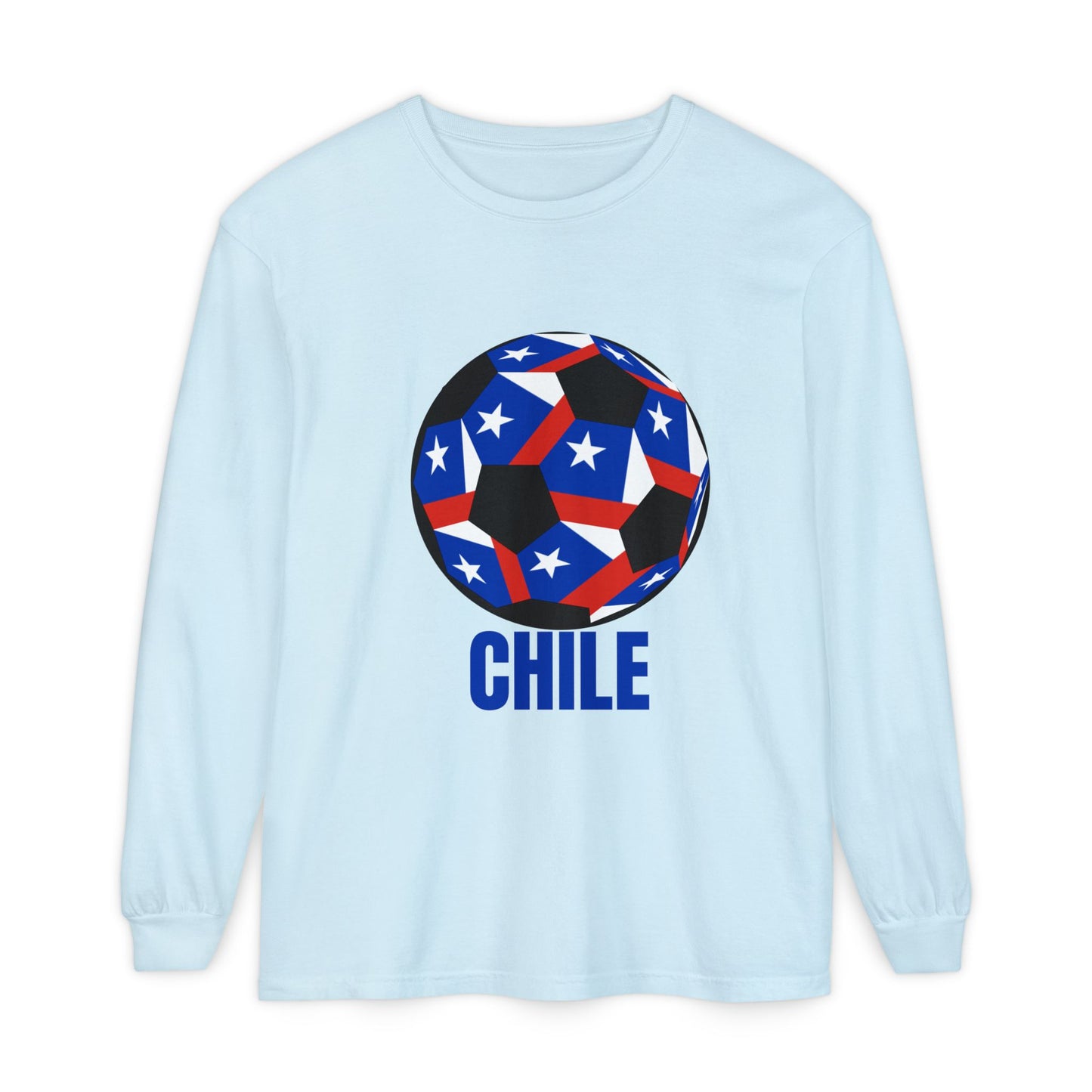 Chile Fan Specialty Soccer Ball Design Long Sleeve