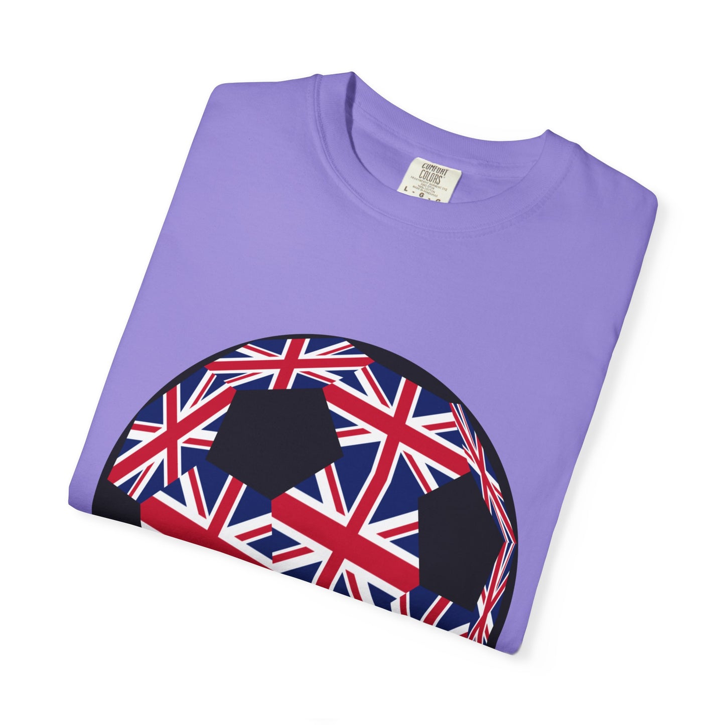 Great Britain Fan Specialty Soccer Ball Design T Shirt