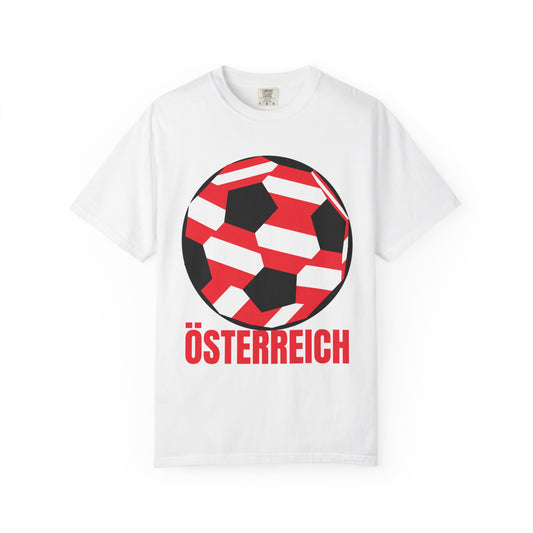 Austria Fußball T-Shirt – Österreich Soccer Ball Graphic Tee