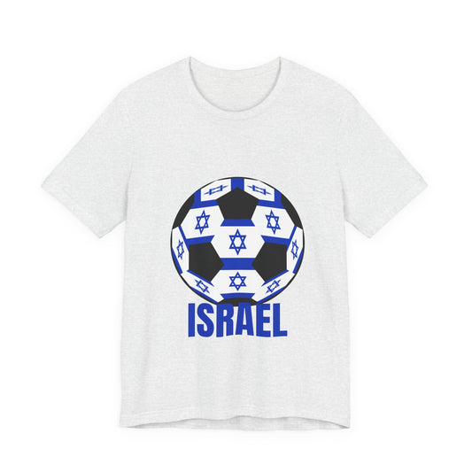 Israel Fan Specialty Soccer Ball Design T Shirt