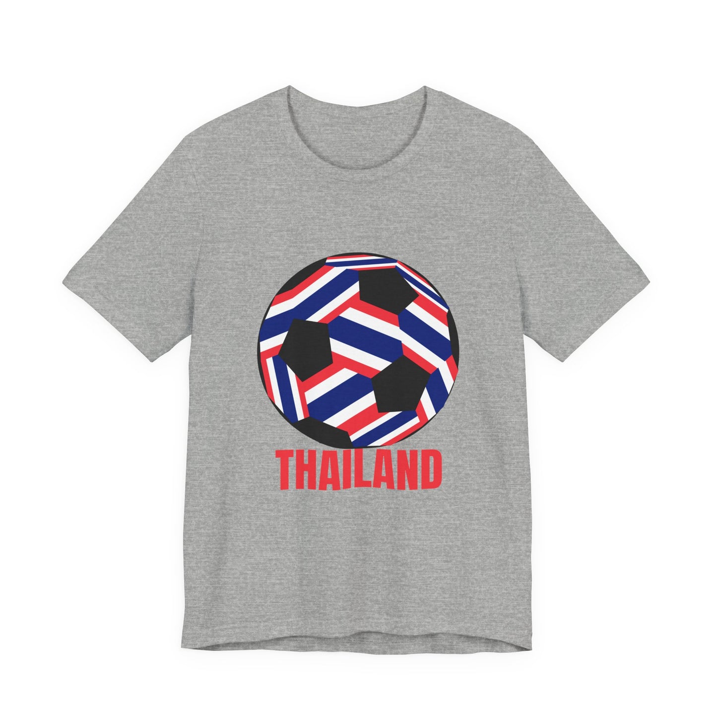 Thailand Fan Specialty Soccer Ball Design T Shirt