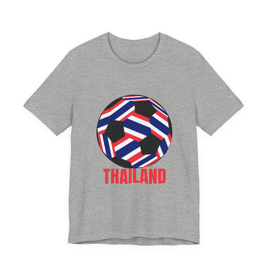 Thailand Fan Specialty Soccer Ball Design T Shirt