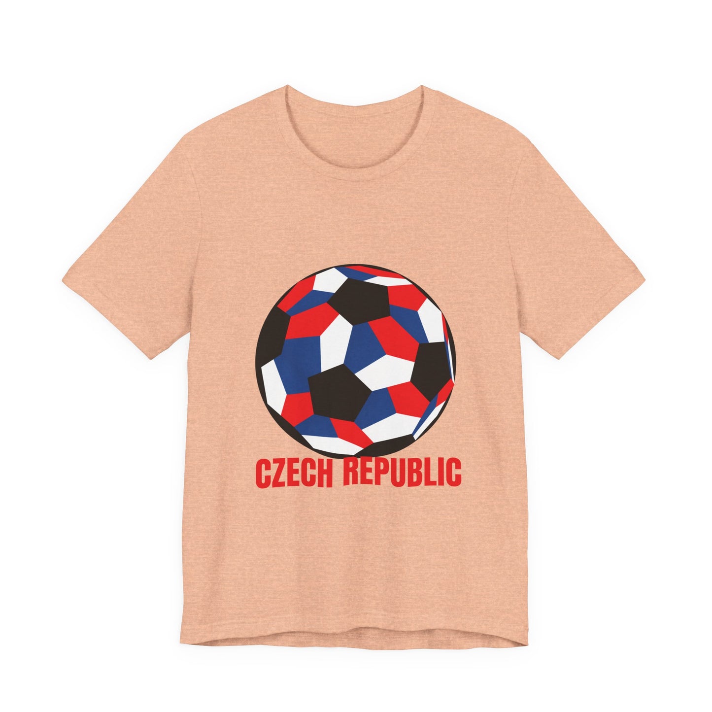 Czech Republic Fan Specialty Soccer Ball Design T Shirt