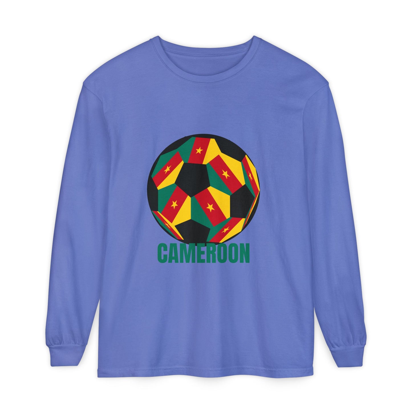 Cameroon Fan Specialty Soccer Ball Design Long Sleeve
