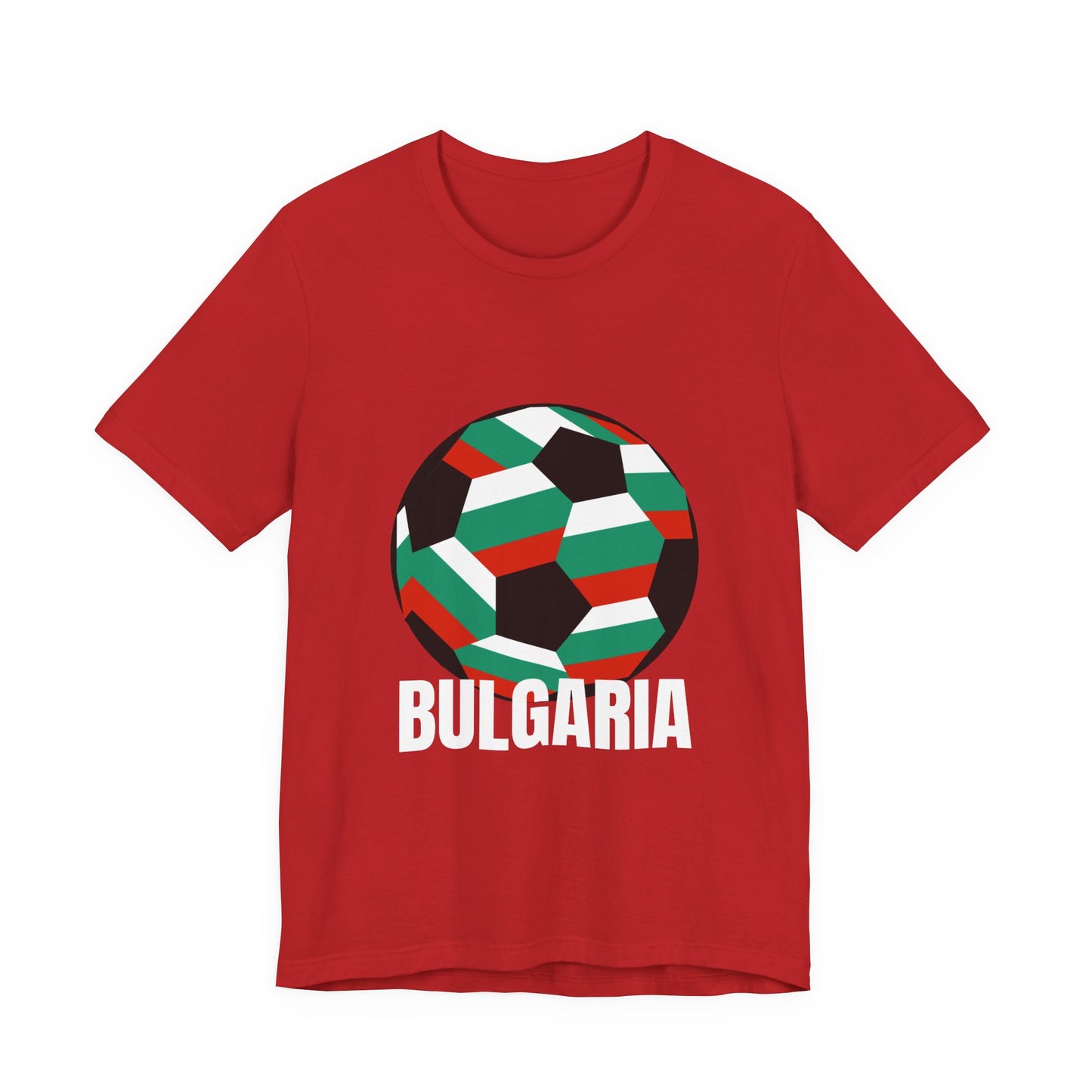 Bulgaria Fan Specialty Soccer Ball Design T Shirt