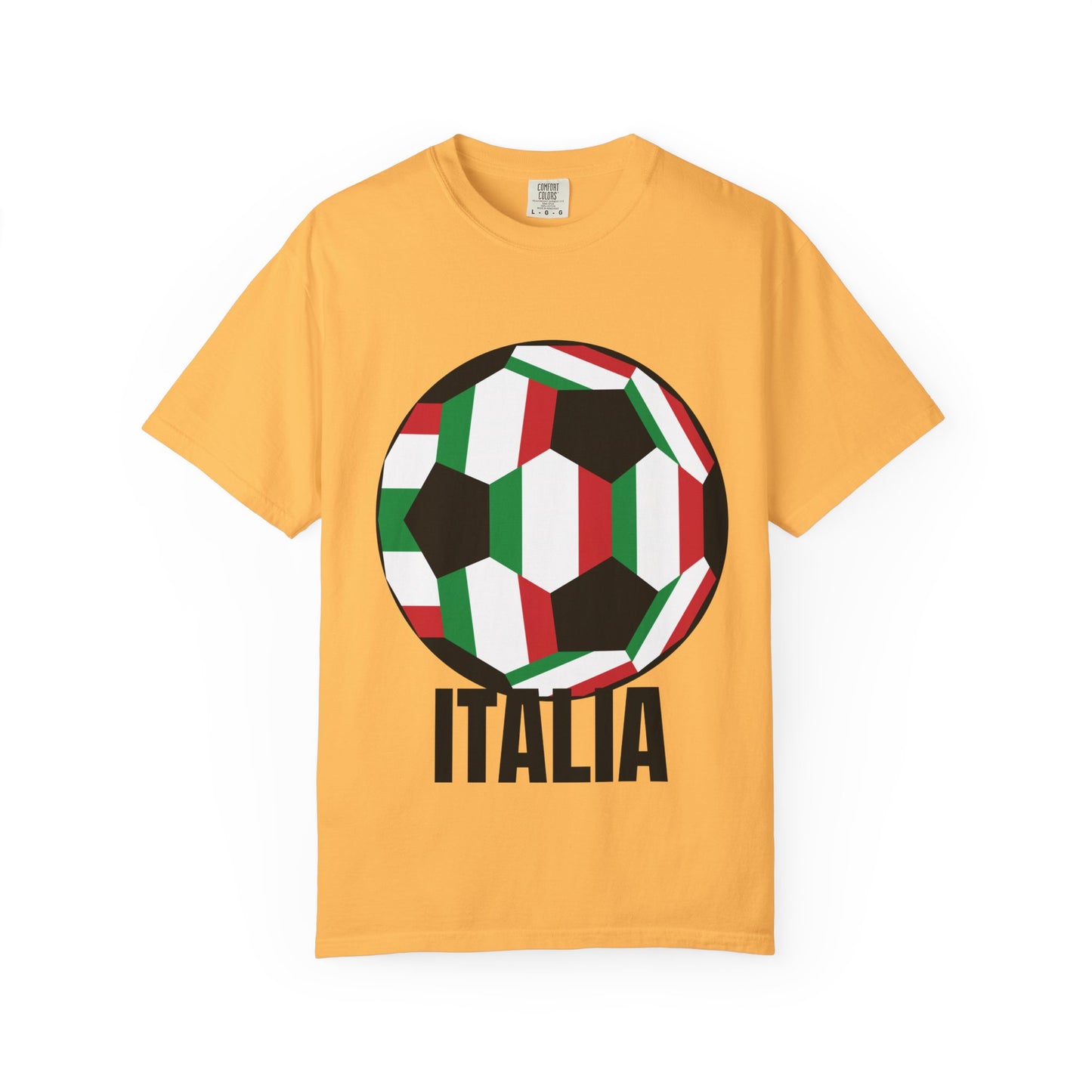 Italia Fan Specialty Soccer Ball Design T Shirt