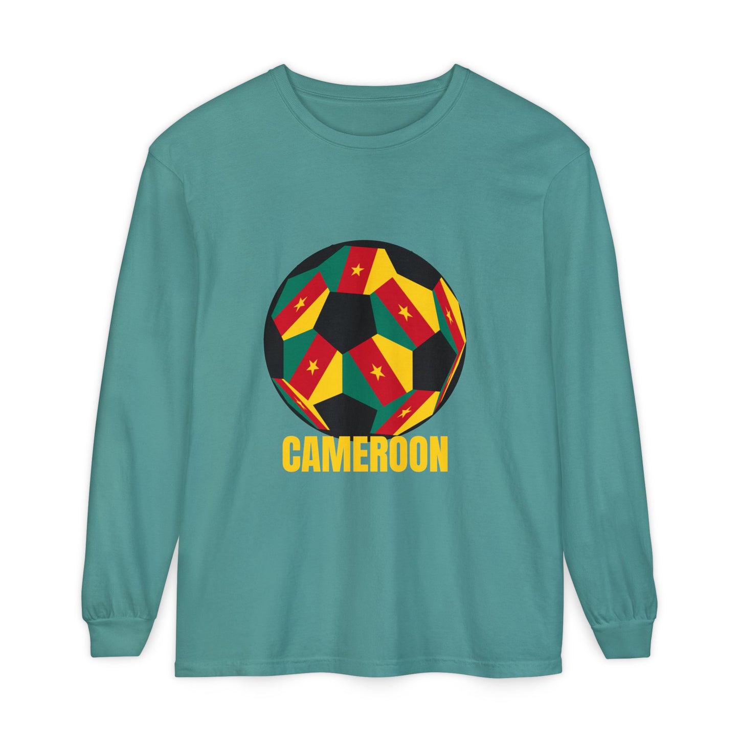 Cameroon Fan Specialty Soccer Ball Design Long Sleeve