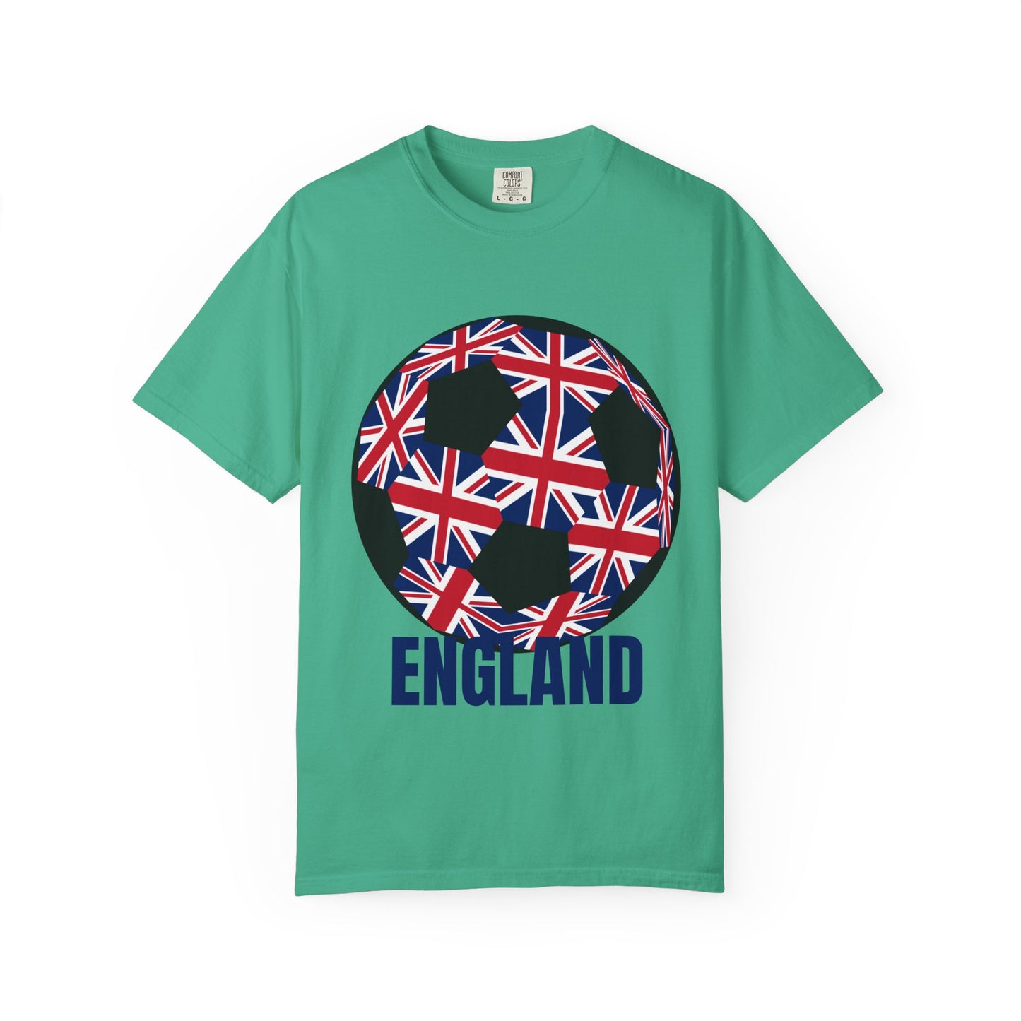 English Style Specialty Soccer Ball Design T Shirt