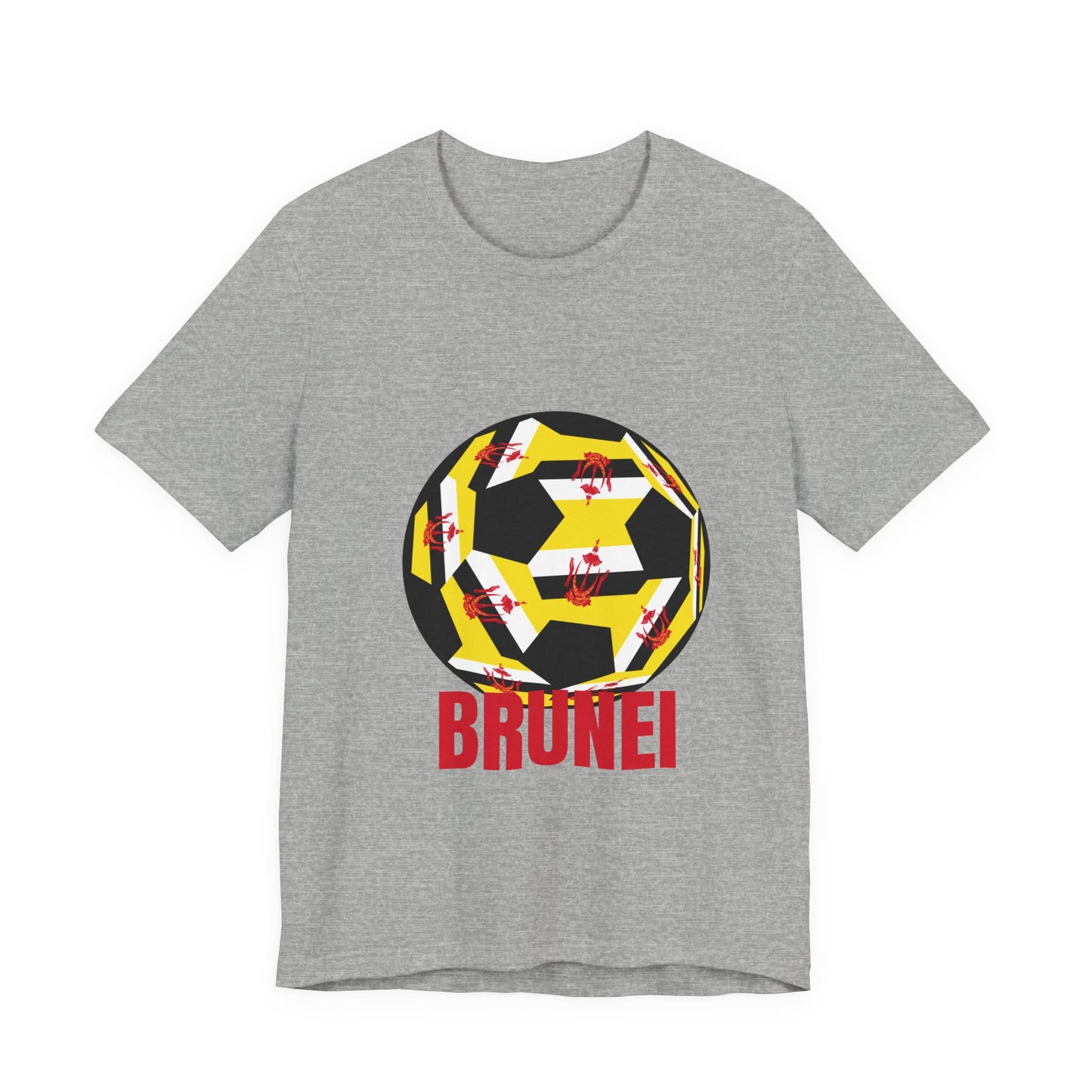 Brunei Fan Specialty Soccer Ball Design T Shirt