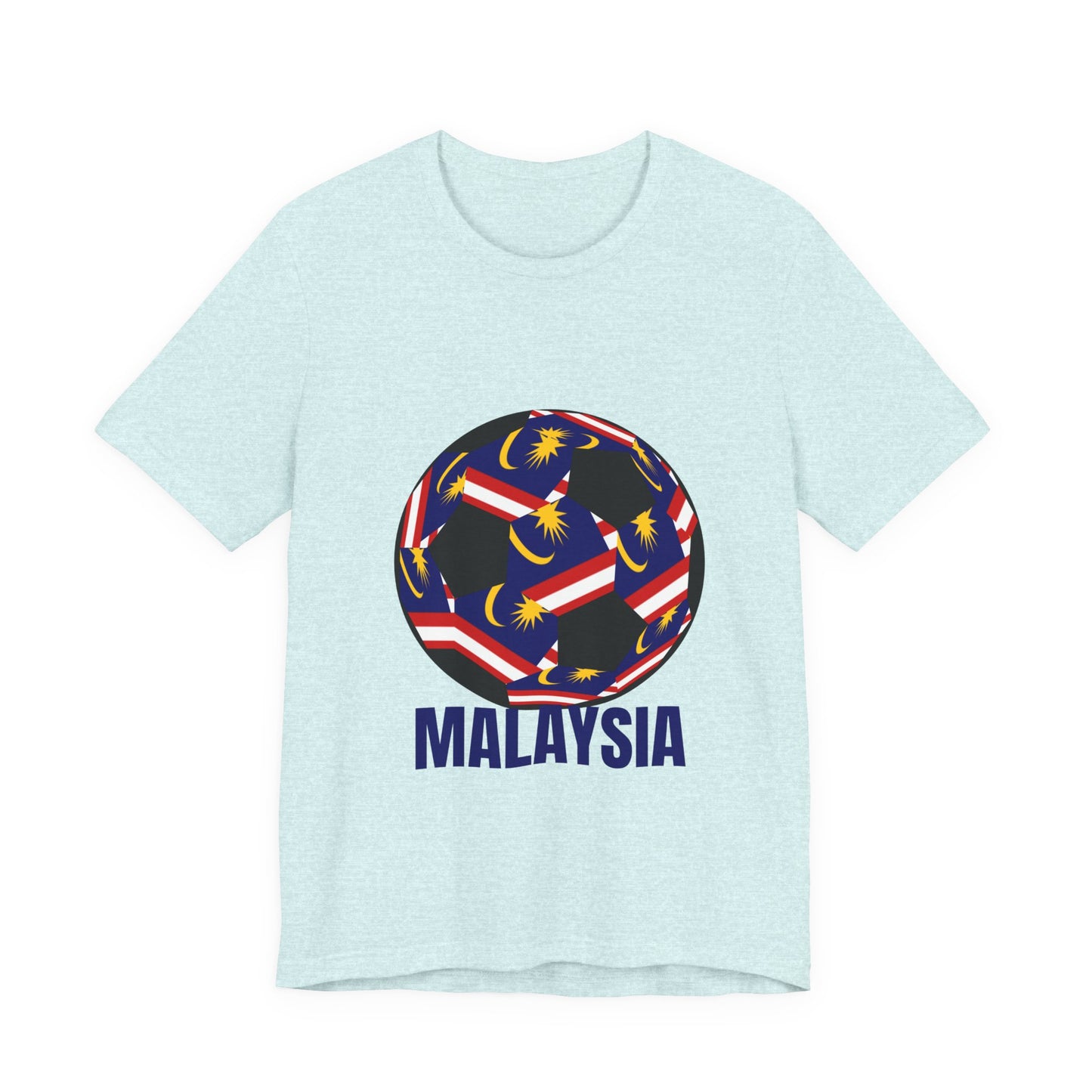 Malaysia Fan Specialty Soccer Ball Design T Shirt