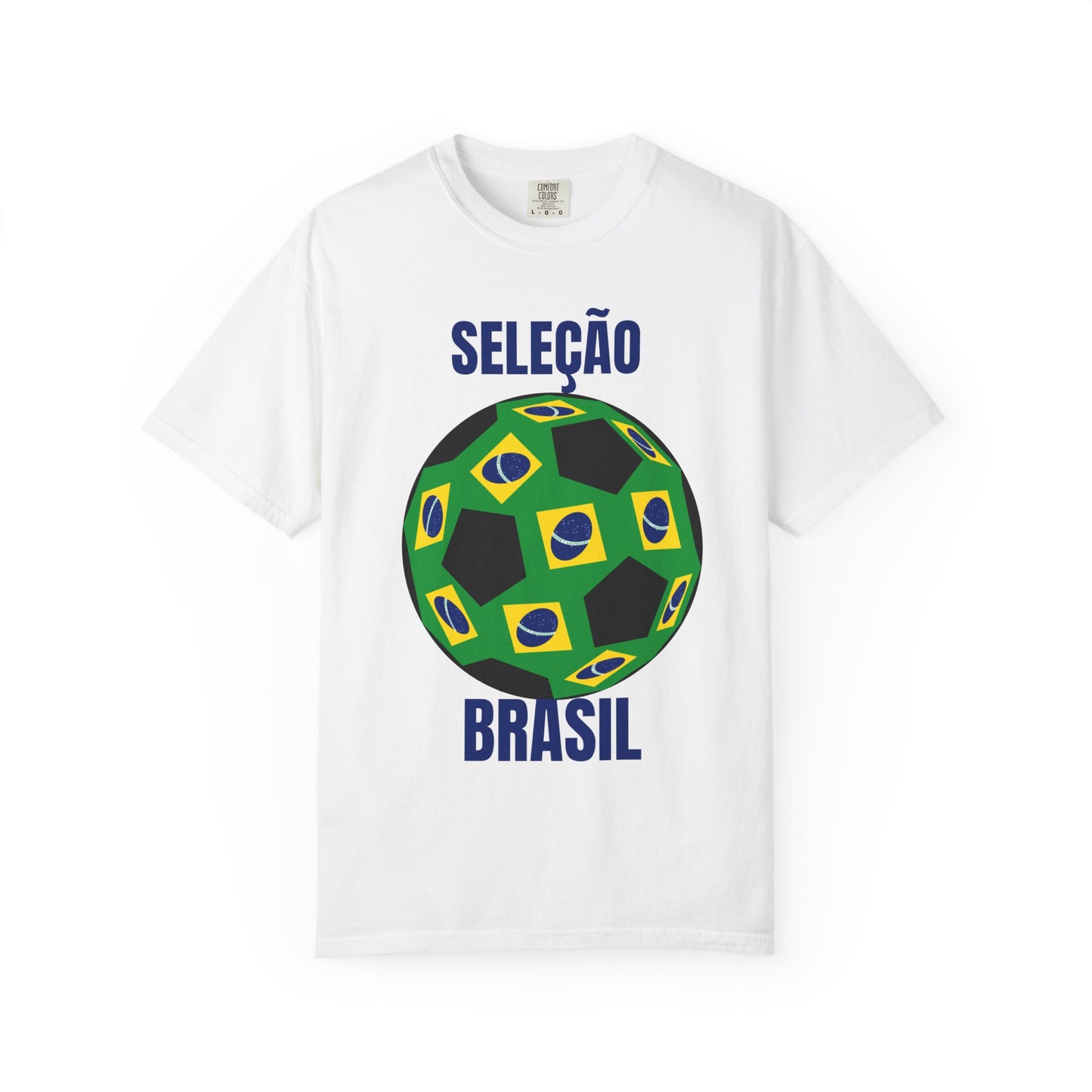 SELEÇÃO BRASIL  Fan Specialty Soccer Ball Design T Shirt