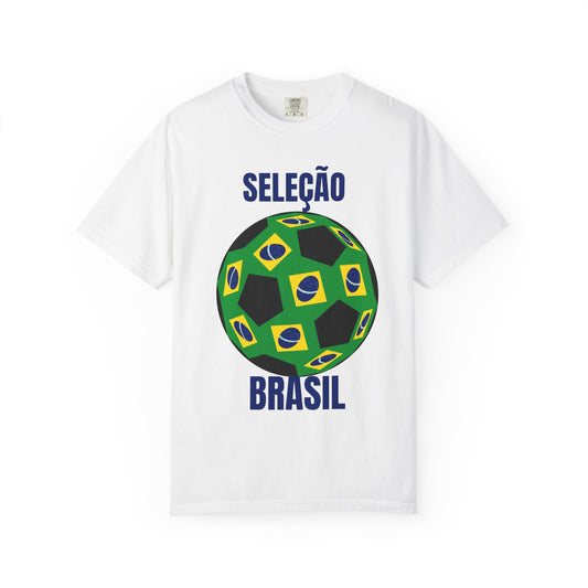 SELEÇÃO BRASIL  Fan Specialty Soccer Ball Design T Shirt