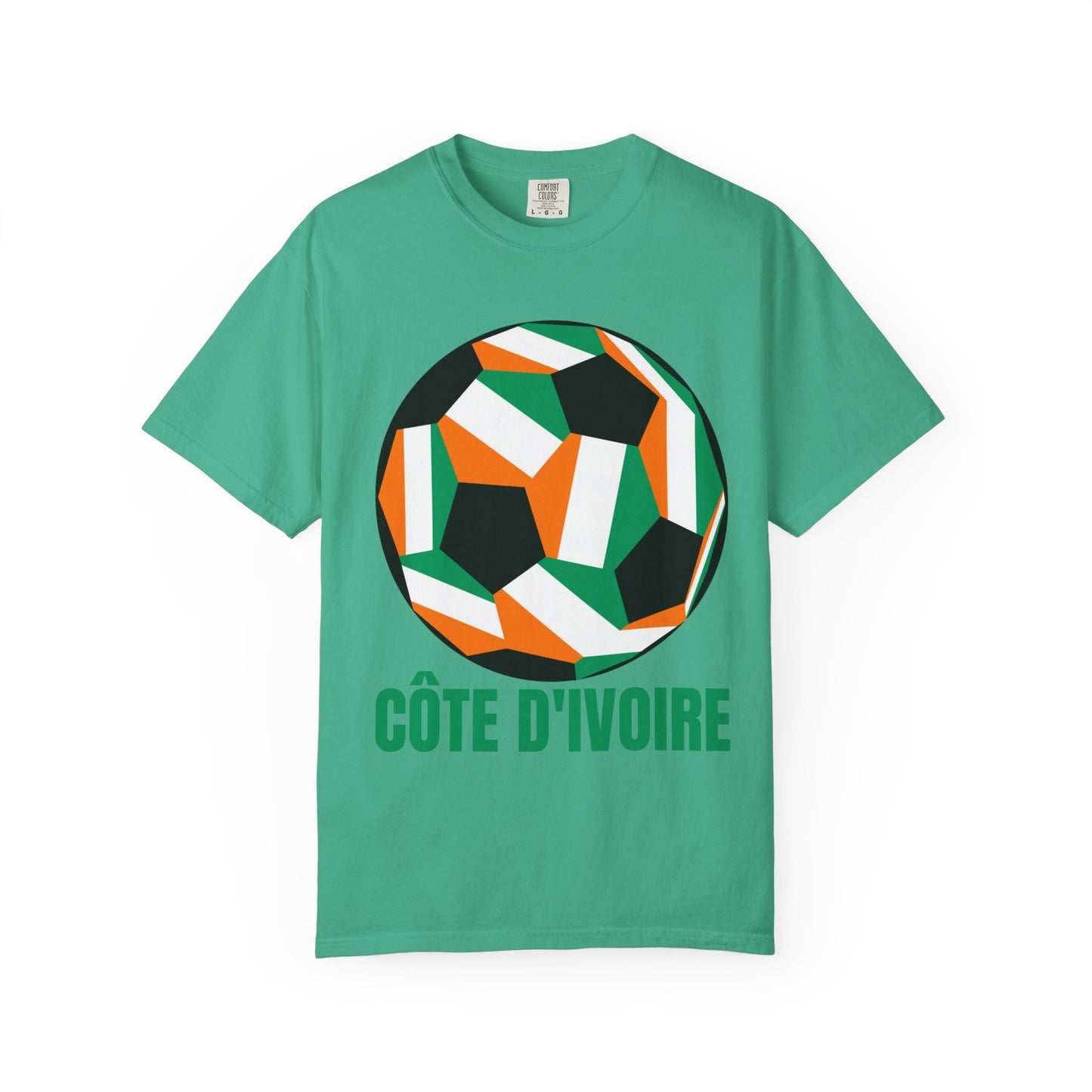 CÔTE D' IVOIRE Fan Specialty Soccer Ball Design T Shirt