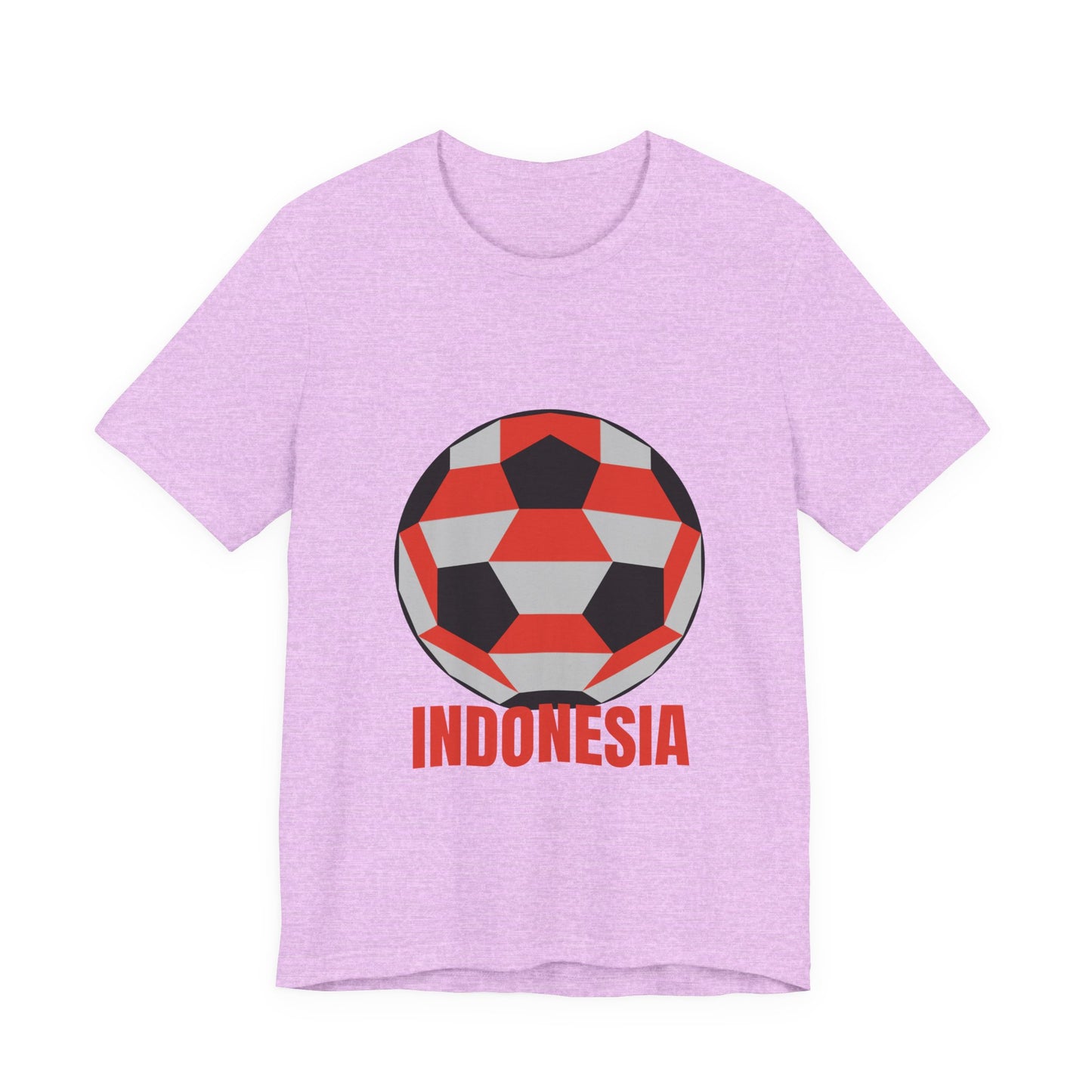 Indonesia Fan Specialty Soccer Ball Design T Shirt