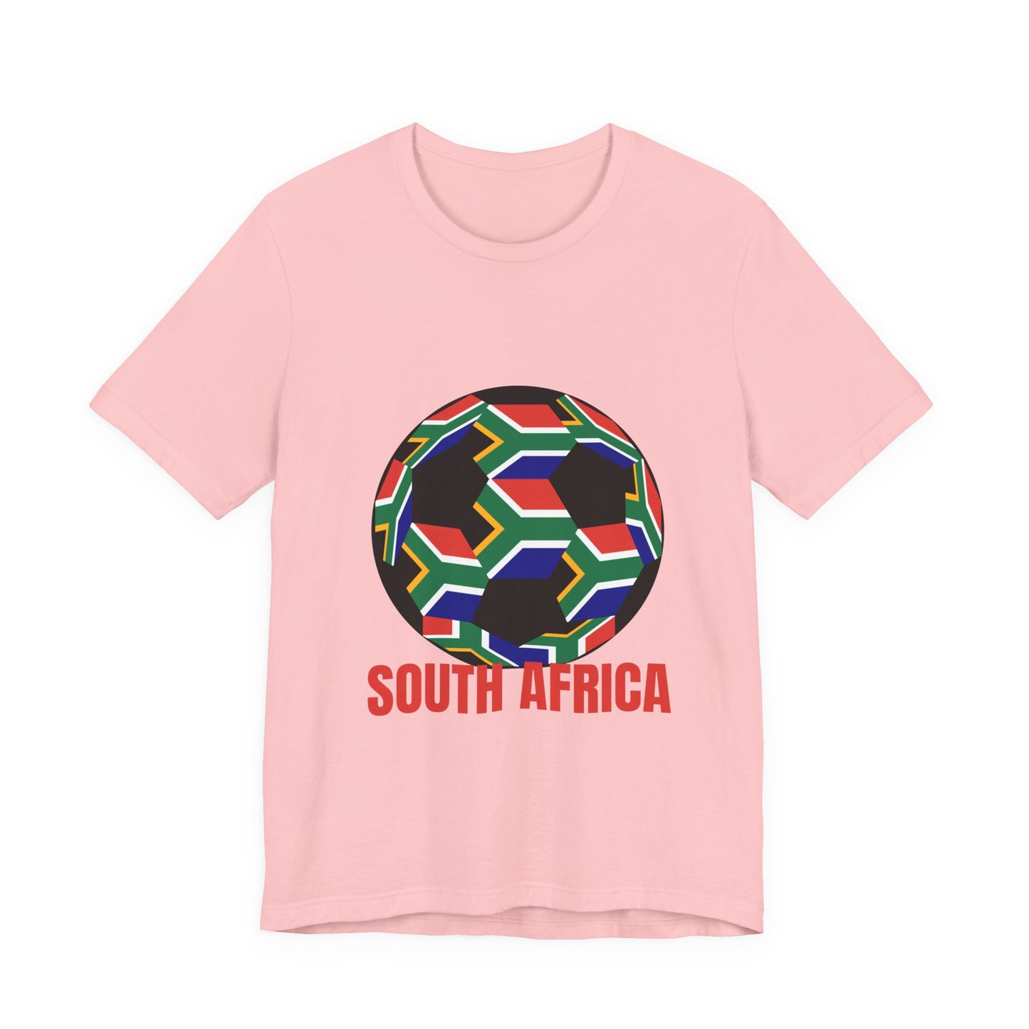 South Africa Fan Specialty Soccer Ball Design T Shirt