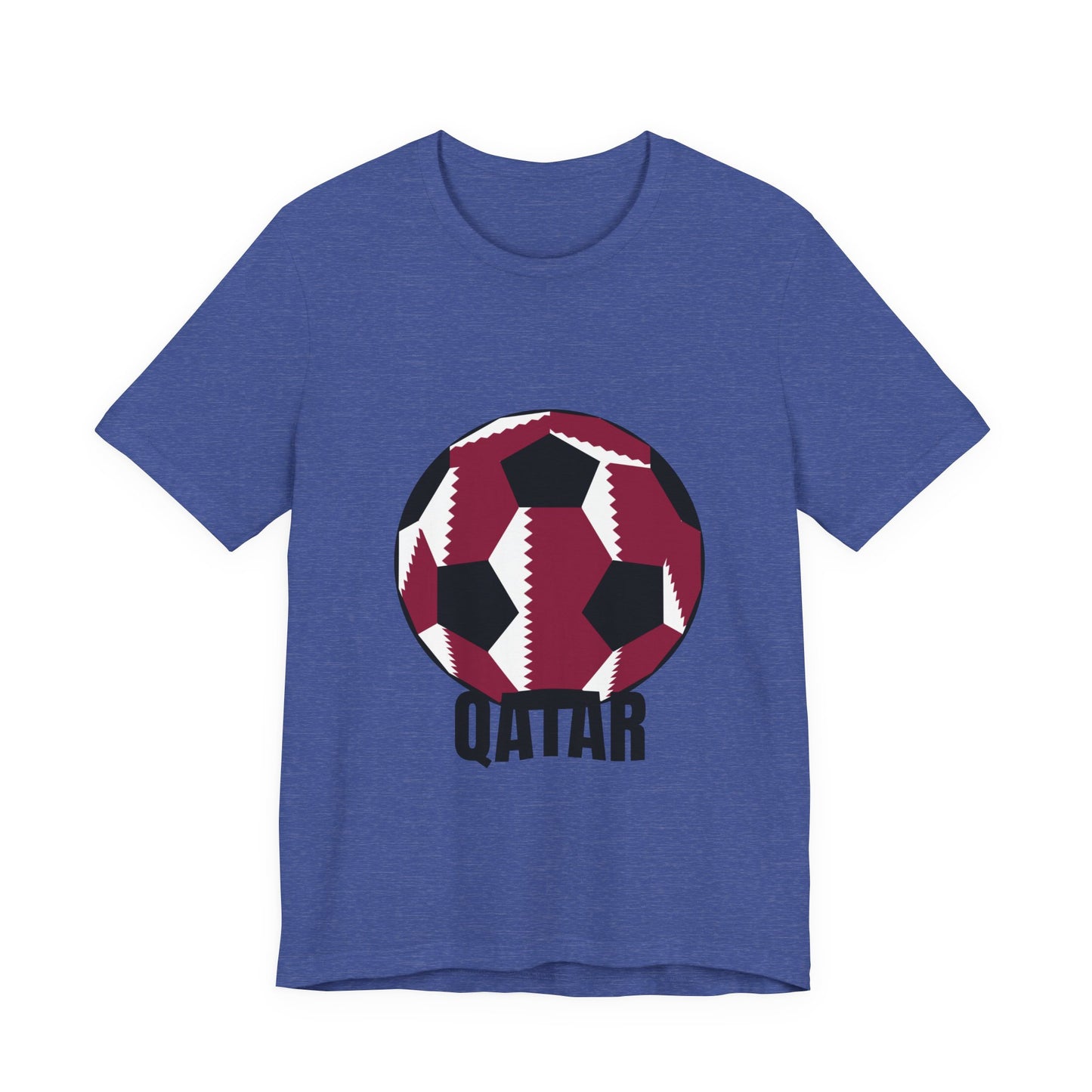 Qatar Fan Specialty Soccer Ball Design T Shirt