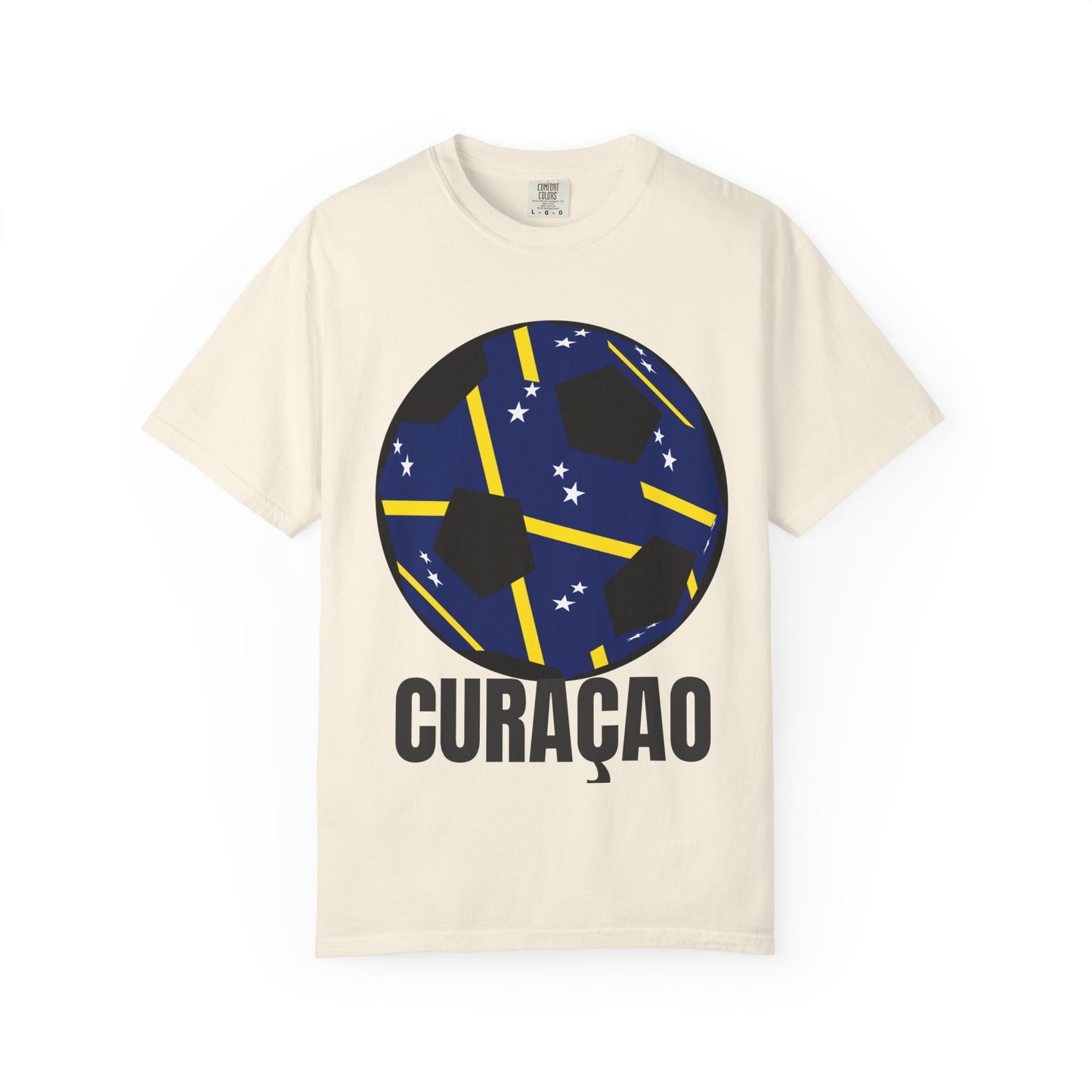 CURAÇAO Fan Specialty Soccer Ball Design T Shirt