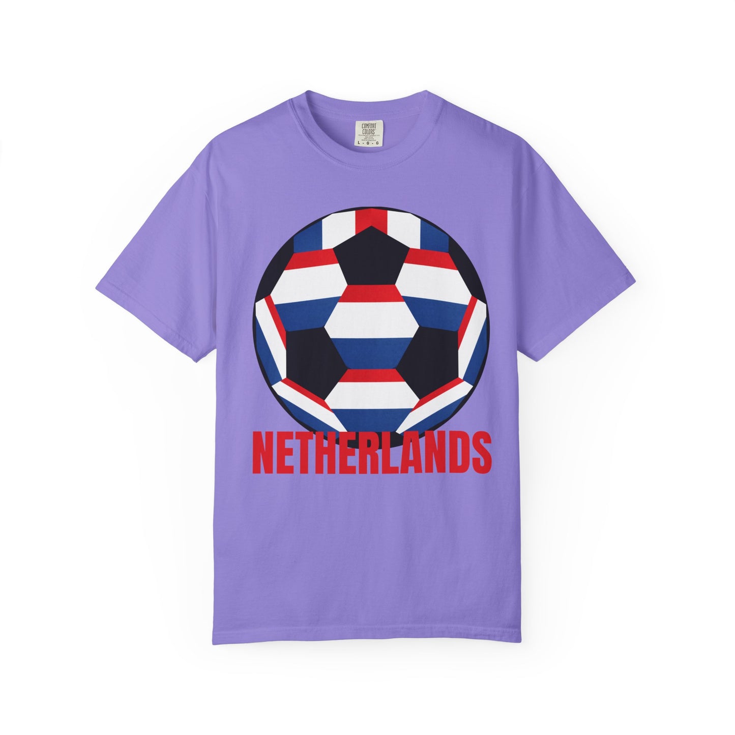Netherlands Fan Specialty Soccer Ball Design T Shirt