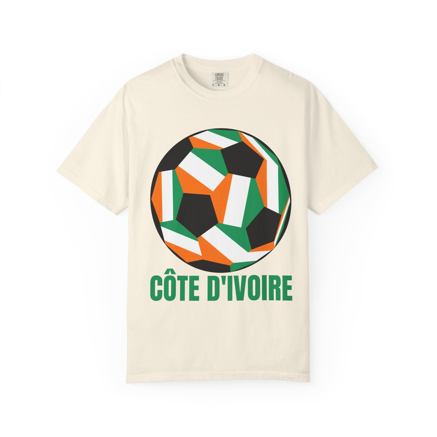 CÔTE D' IVOIRE Fan Specialty Soccer Ball Design T Shirt