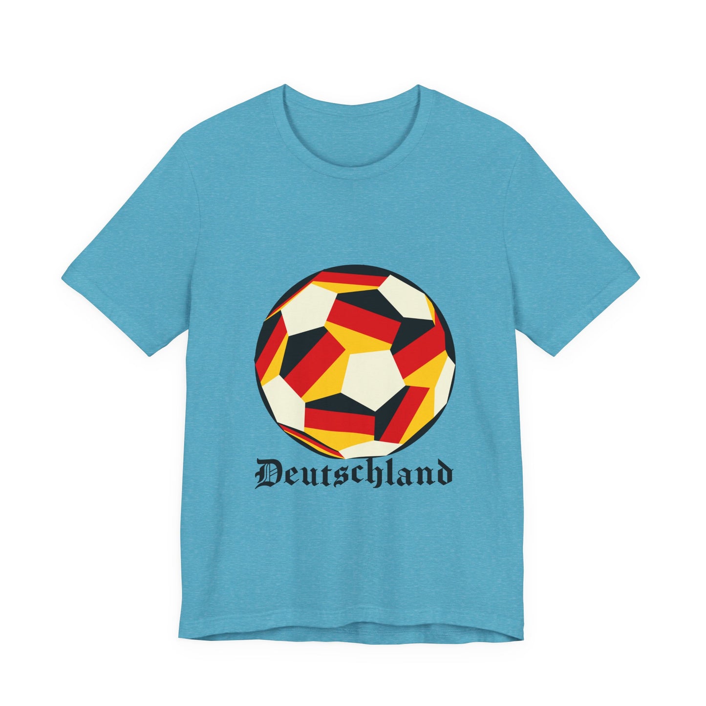 Deutschland Fan Specialty Soccer Ball Design T Shirt