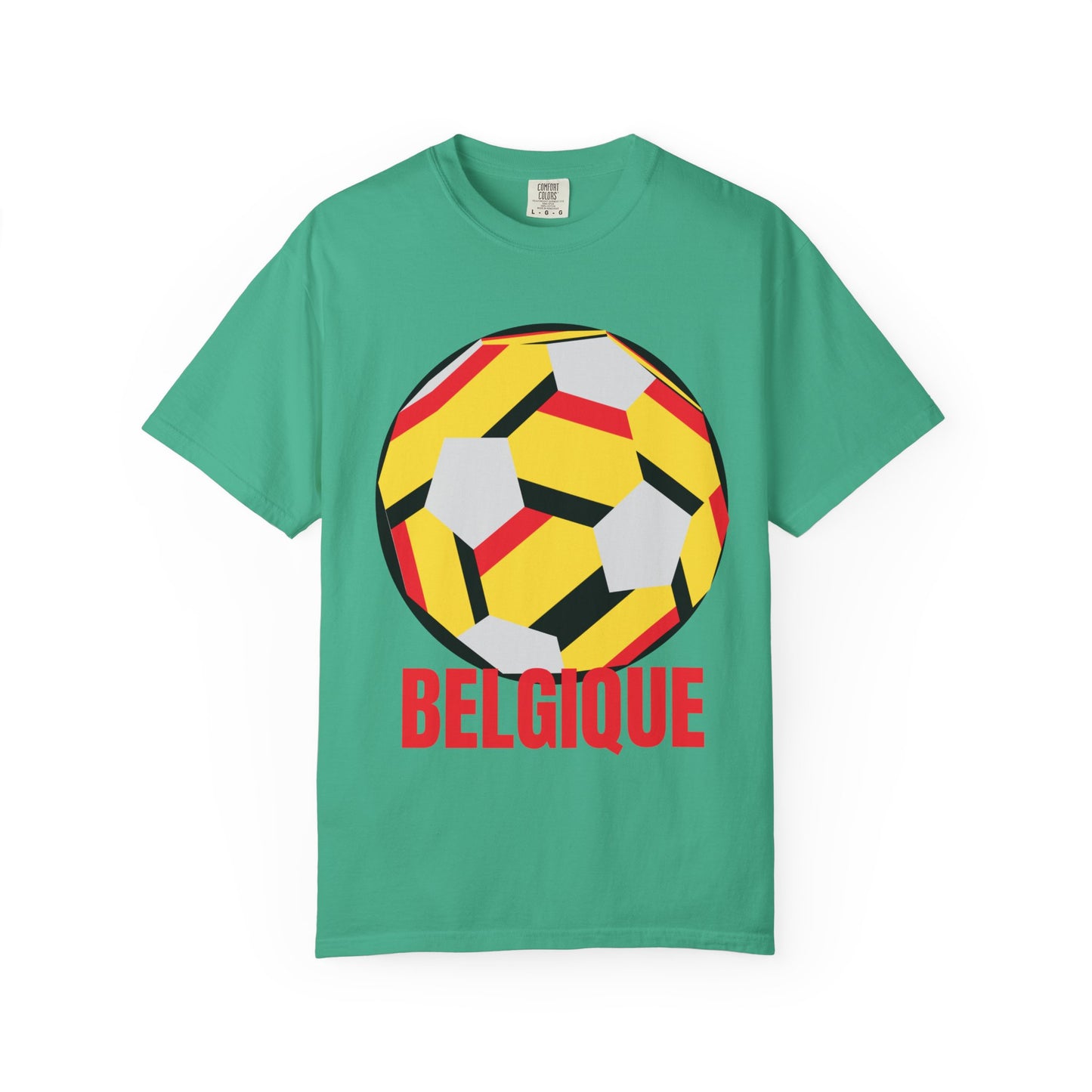 Belgique Fan Specialty Soccer Ball Design T Shirt