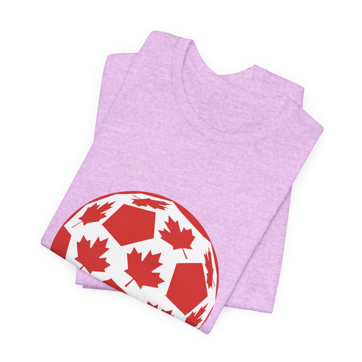 Canada Fan Specialty Soccer Ball Design T Shirt