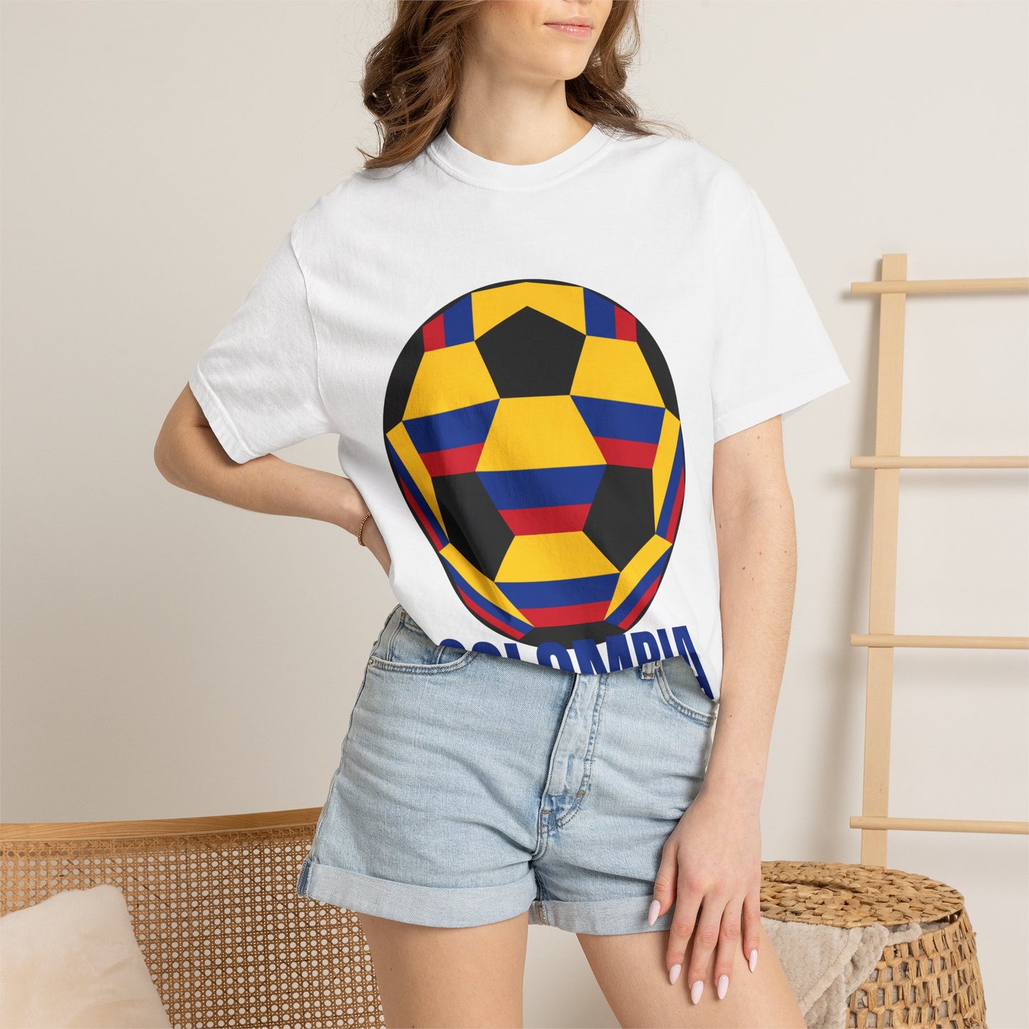 Columbia Fan Specialty Soccer Ball Design T Shirt