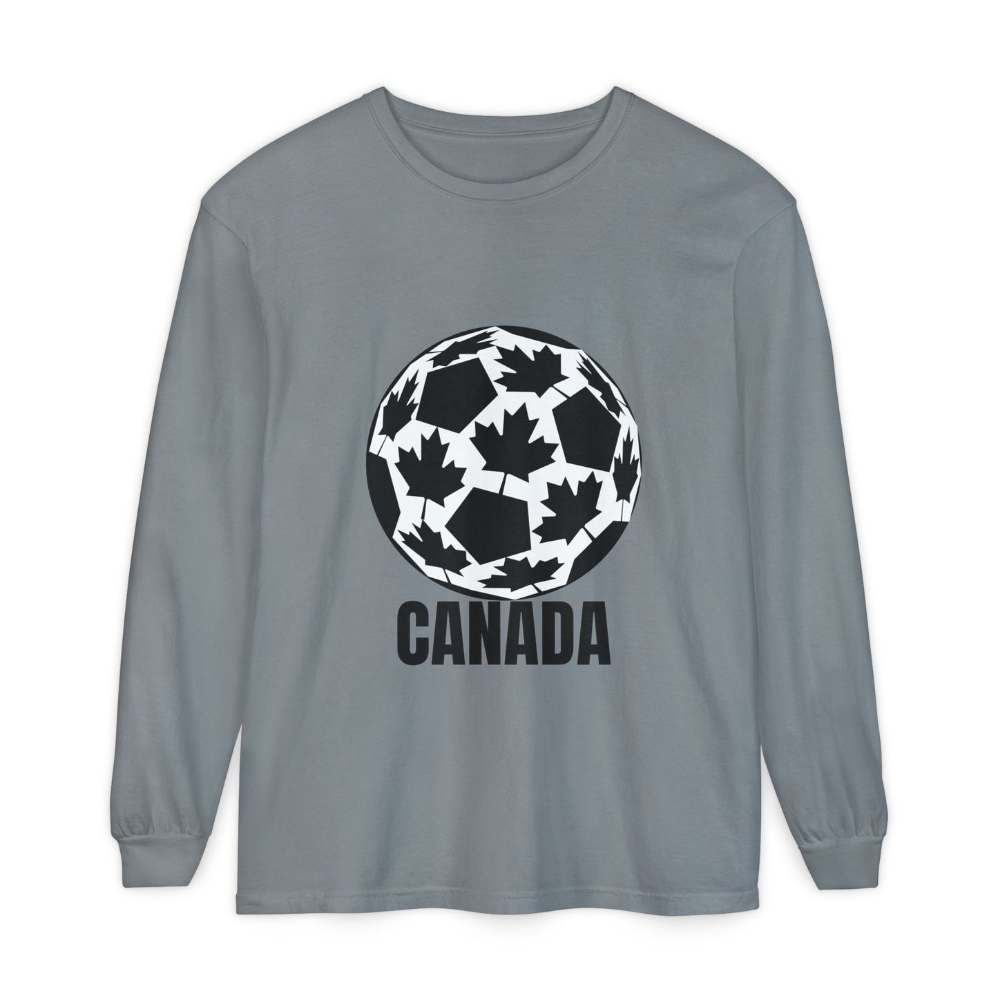 Canada Fan Specialty Soccer Ball Design Long Sleeve