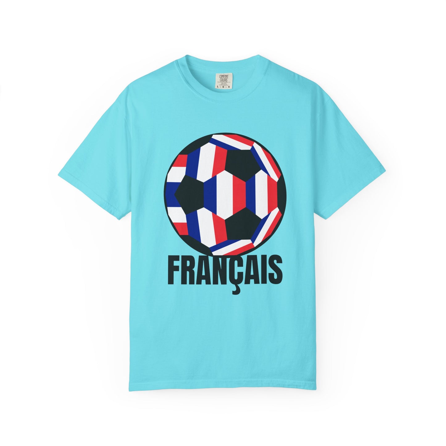 FRANÇAIS Fan Specialty Soccer Ball Design T Shirt