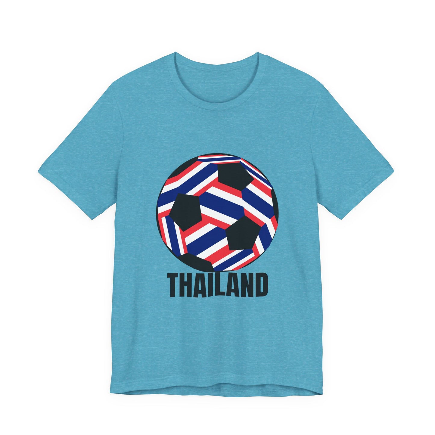 Thailand Fan Specialty Soccer Ball Design T Shirt
