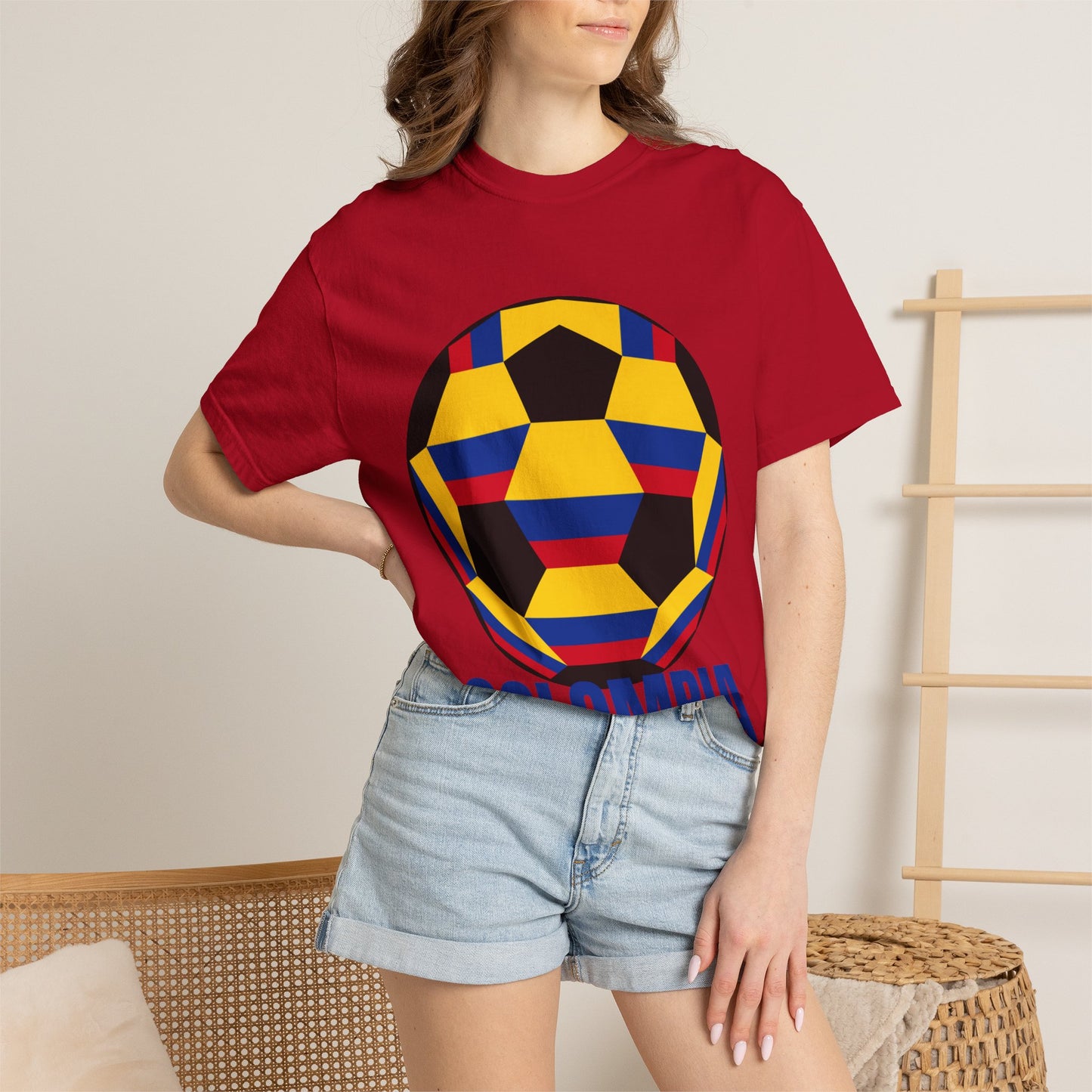 Columbia Fan Specialty Soccer Ball Design T Shirt