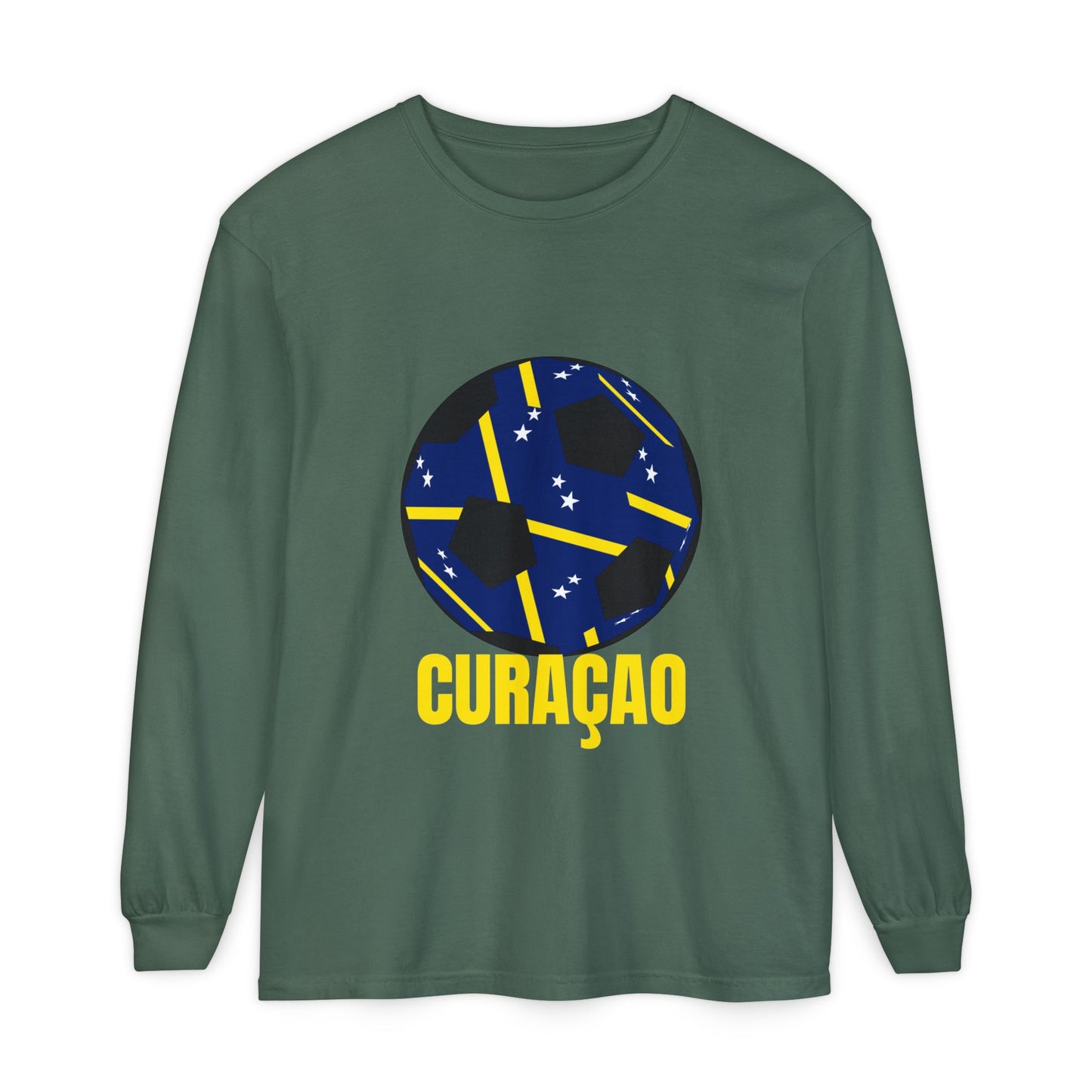 Curacao Fan Specialty Soccer Ball Design Long Sleeve