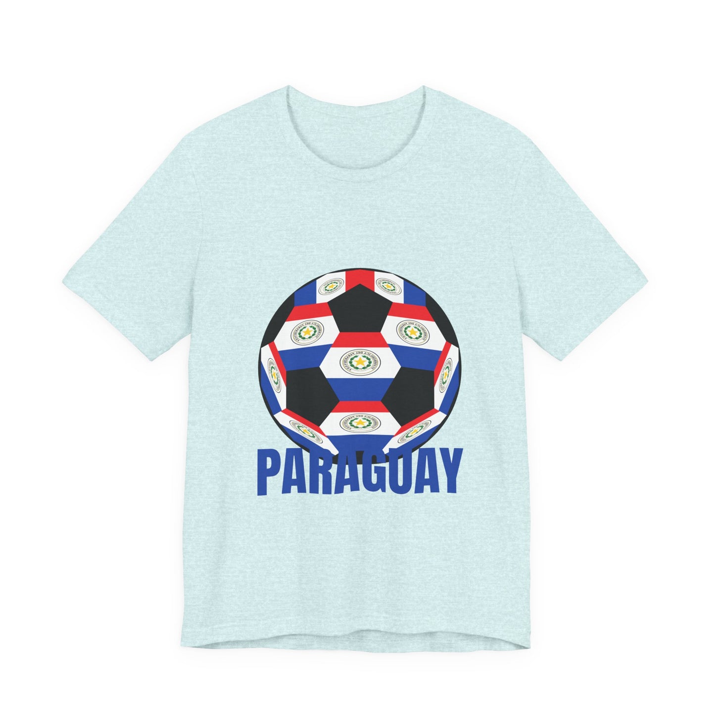 Paraguay Fan Specialty Soccer Ball Design T Shirt