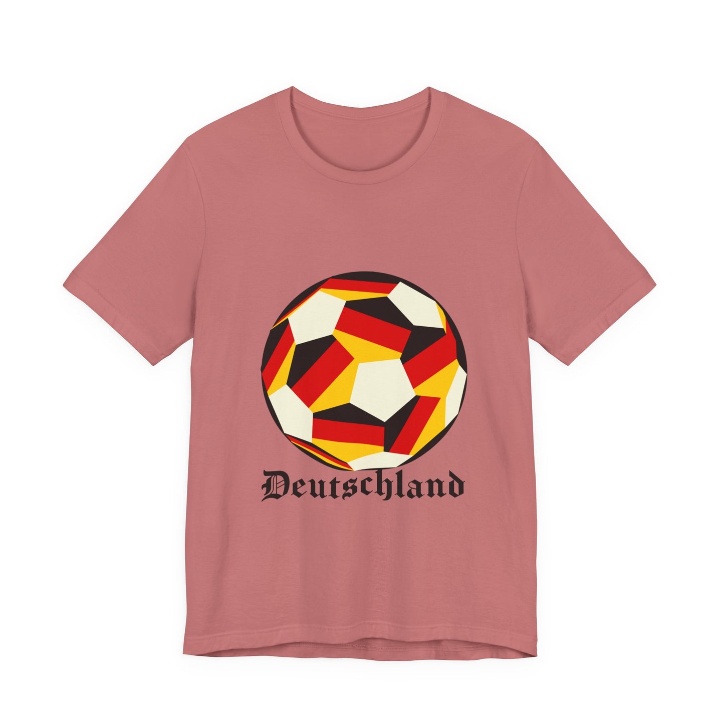 Deutschland Fan Specialty Soccer Ball Design T Shirt