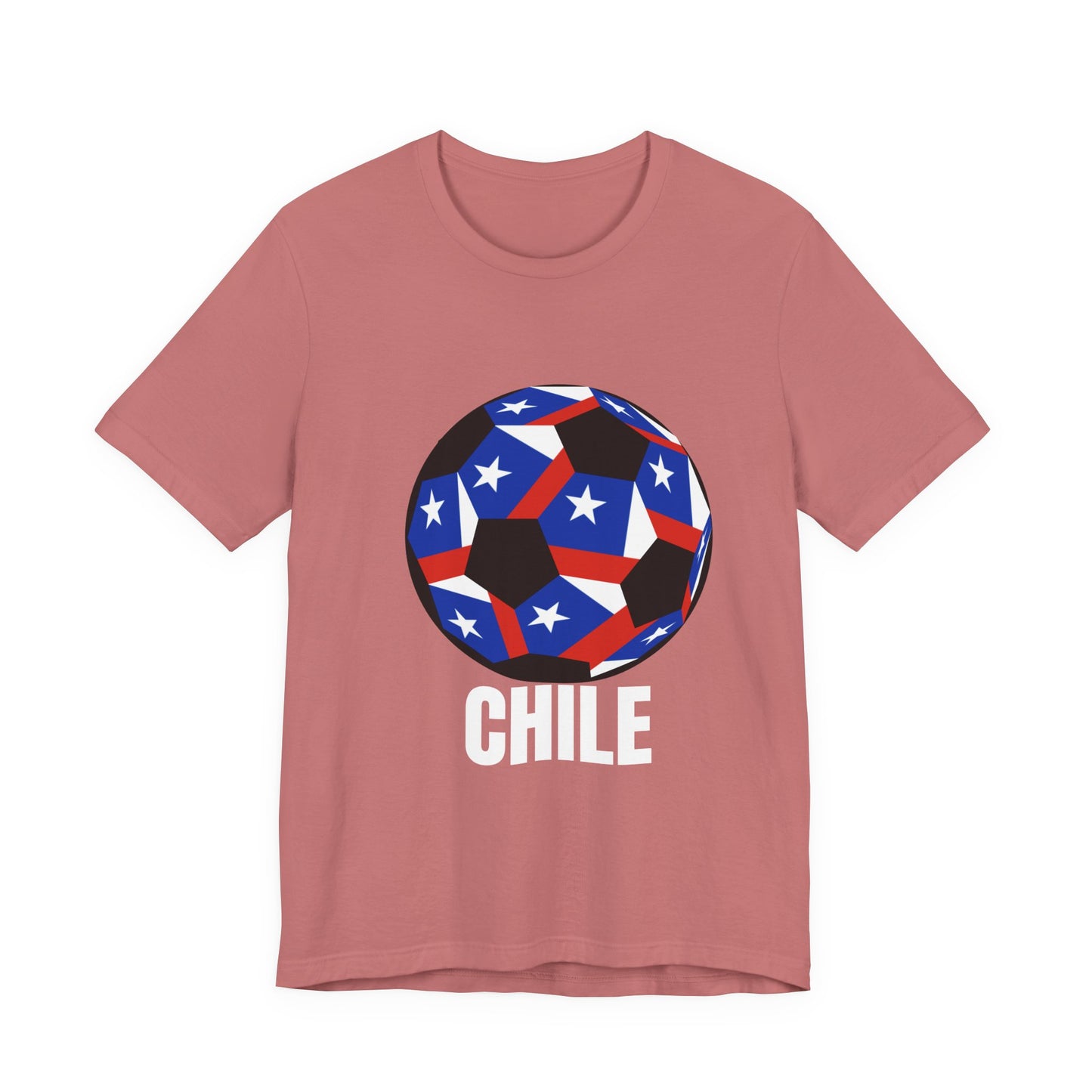 Chile Fan Specialty Soccer Ball Design T Shirt