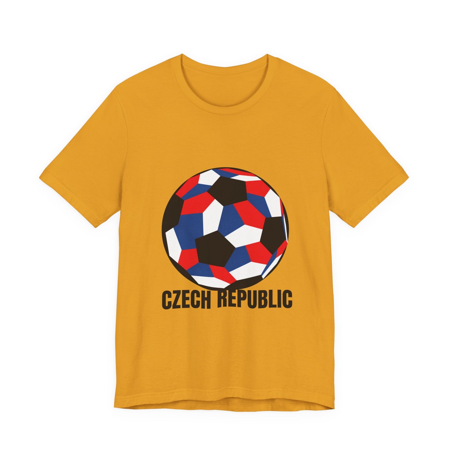 Czech Republic Fan Specialty Soccer Ball Design T Shirt